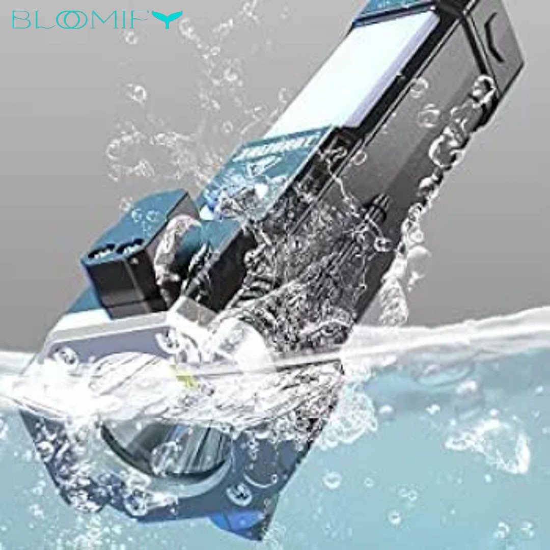 bloomify BMT-H66 Rechargeable LED Flashlight with Window Breaker & Seatbelt Cutter 5 hrs Torch Emergency Light image 1
