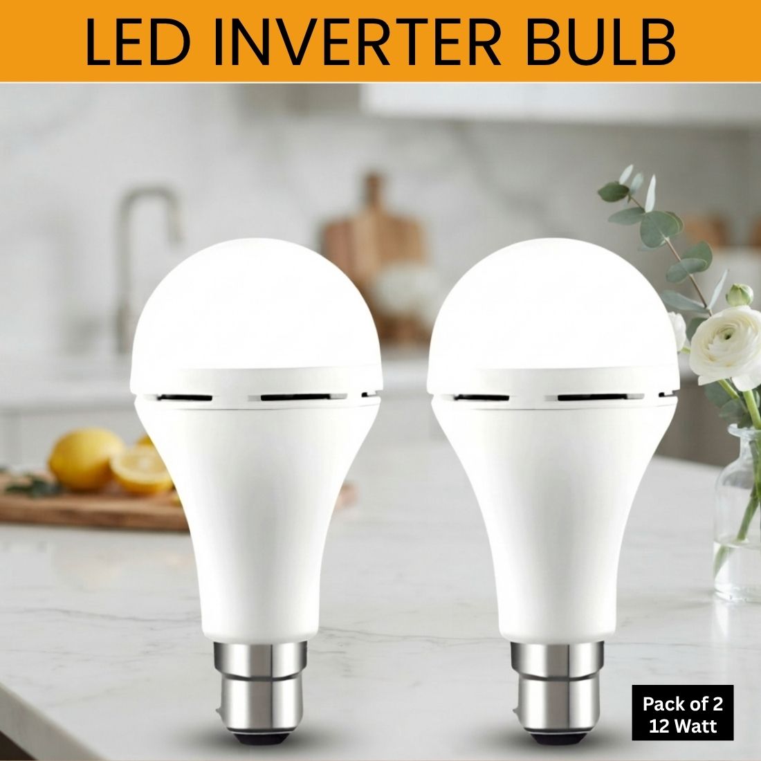 guggu Rechargeable Emergency LED Bulb, Power Cut Backup Light For Home Pack of-2 WK398 4 hrs Bulb Emergency Light-picture-42