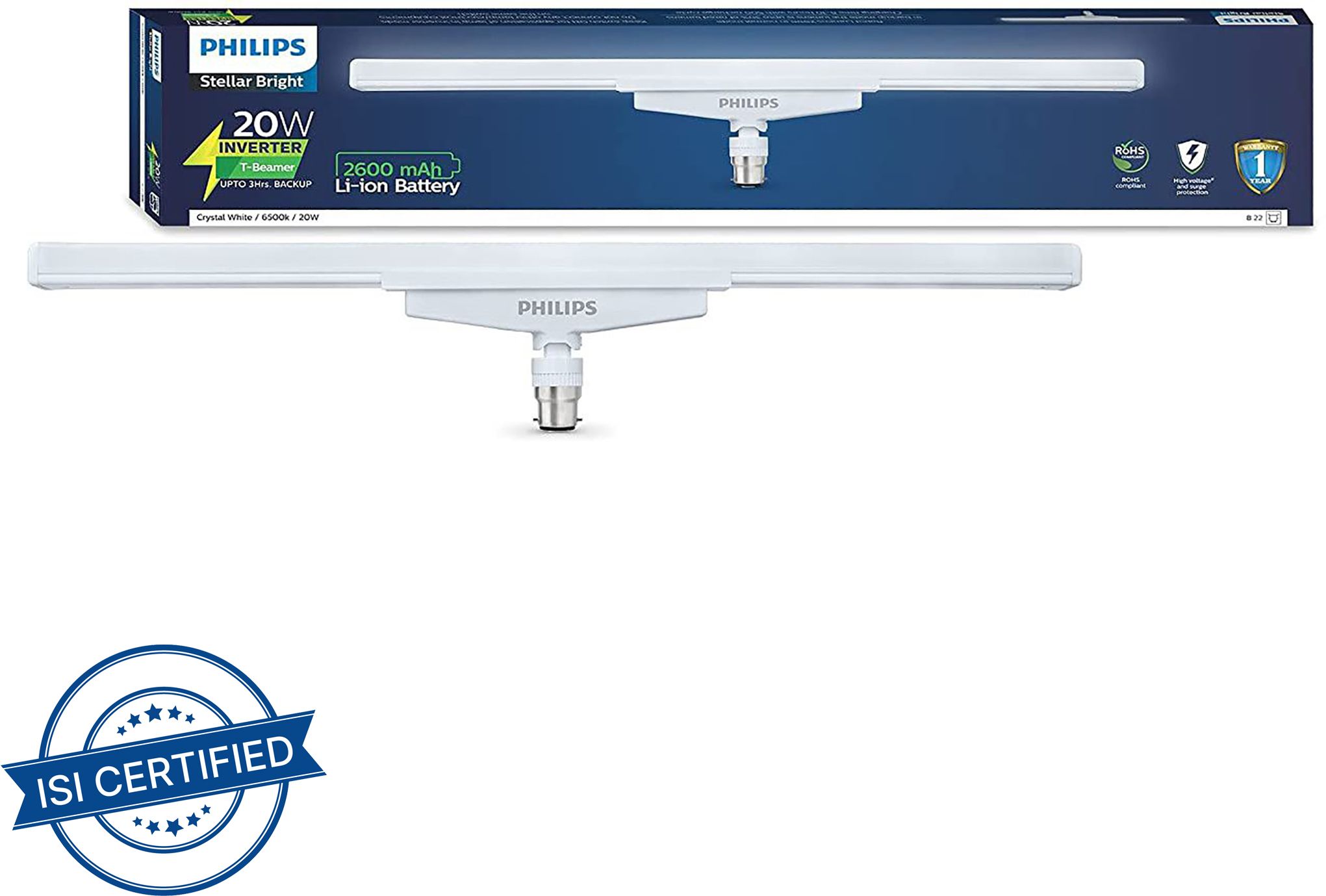 philips 20 W Inverter T-Bulb B22 Inverter Bulb-picture-10