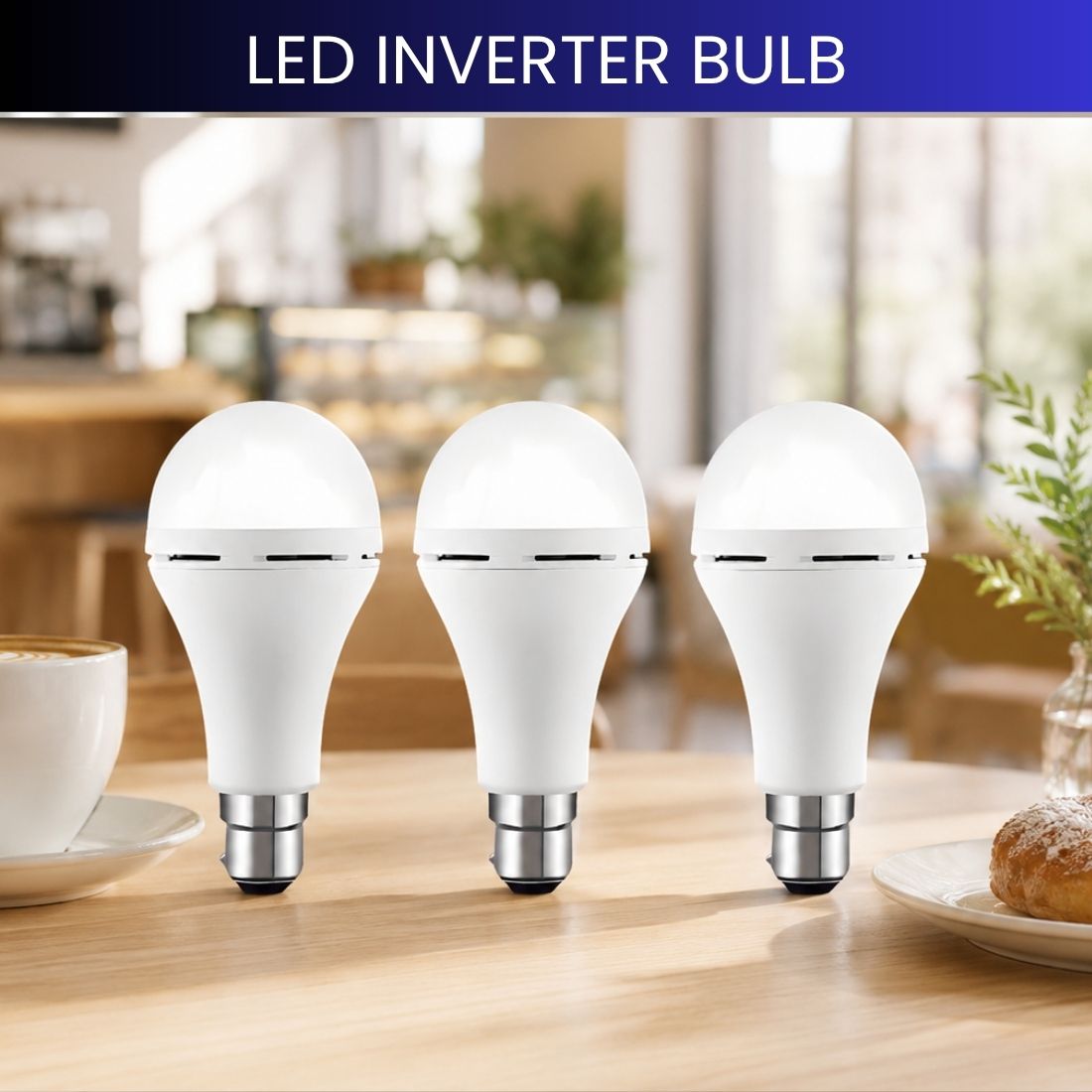 guggu Rechargeable LED Emergency Bulb, Inverter Backup Light for Home Pack of-3 VE224 4 hrs Bulb Emergency Light-picture-44