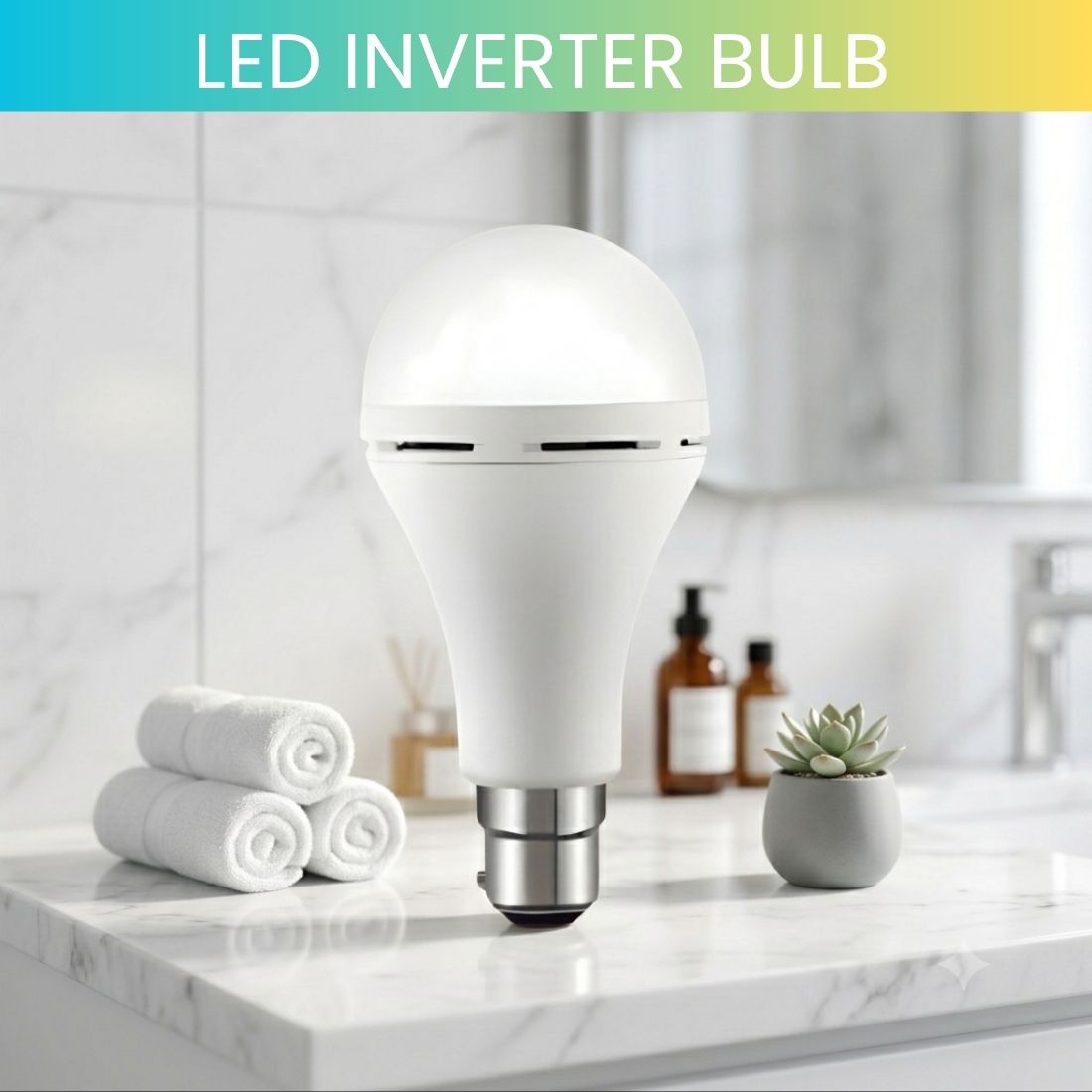 Rechargeable LED Emergency Bulb, Inverter Backup Light for Home Pack of-1JW245 4 hrs Bulb Emergency Light-image-42