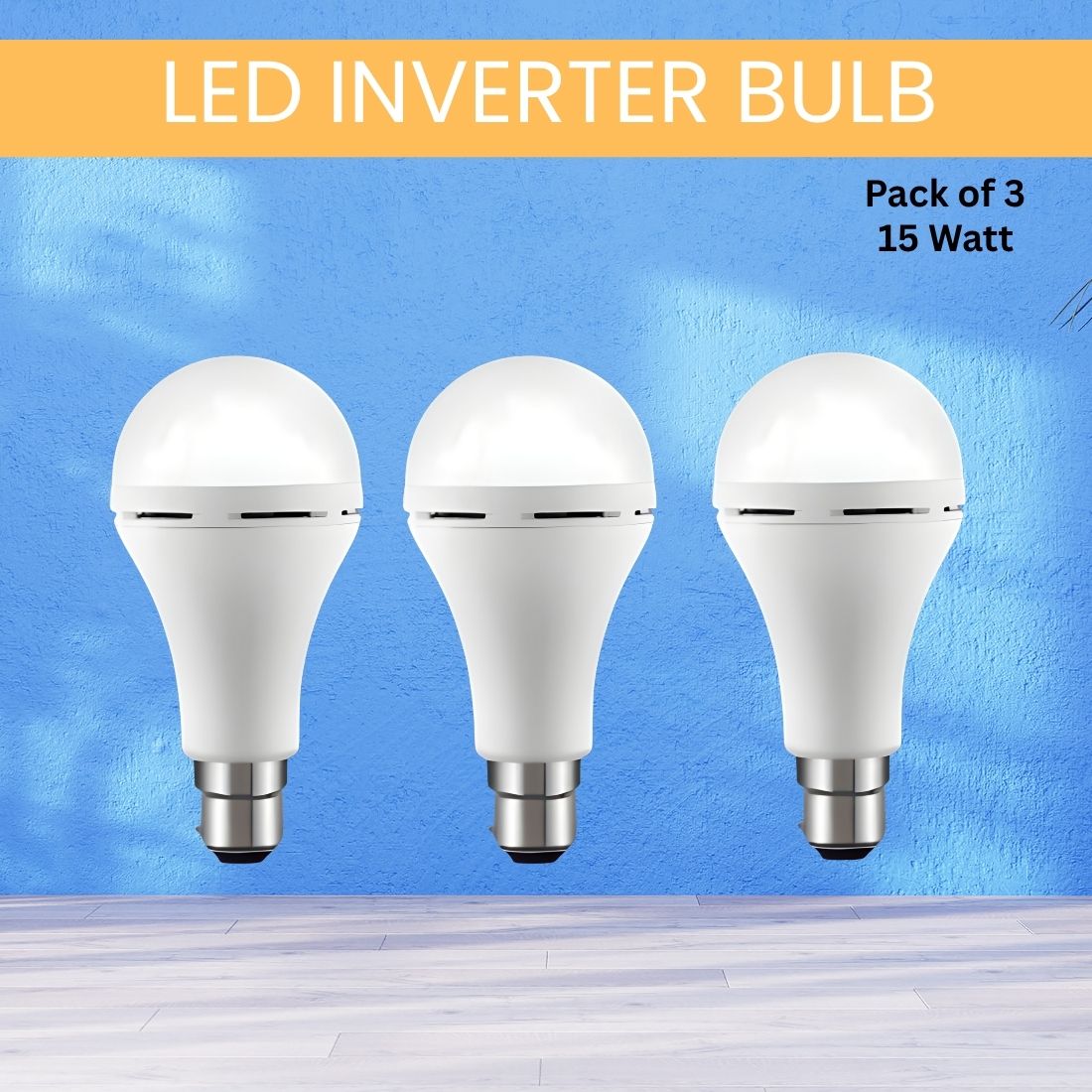 sacro 15W Rechargeable Emergency Inverter LED Bulb, Upto 4 Hours Battery For HomeDV384 4 hrs Bulb Emergency Light-picture-23