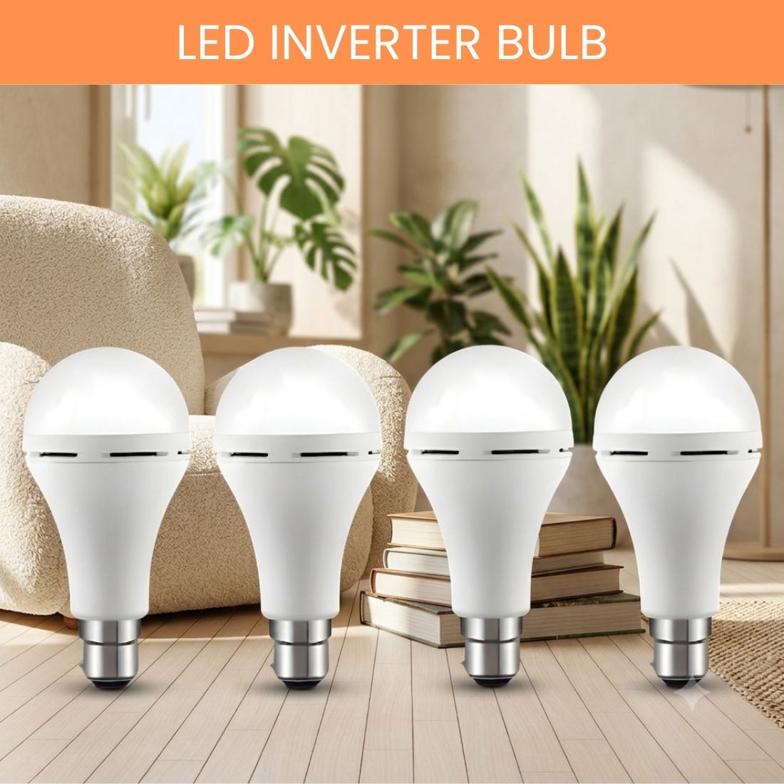 frony Rechargeable LED Emergency Bulb, Inverter Backup Light for Home Pack of-4 BY3 4 hrs Bulb Emergency Light-picture-46