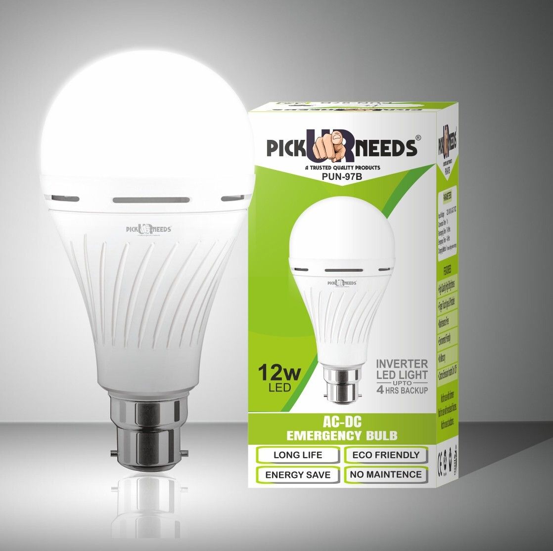 12W Inverter LED AC/DC 4 hrs Bulb Emergency Light-image-16