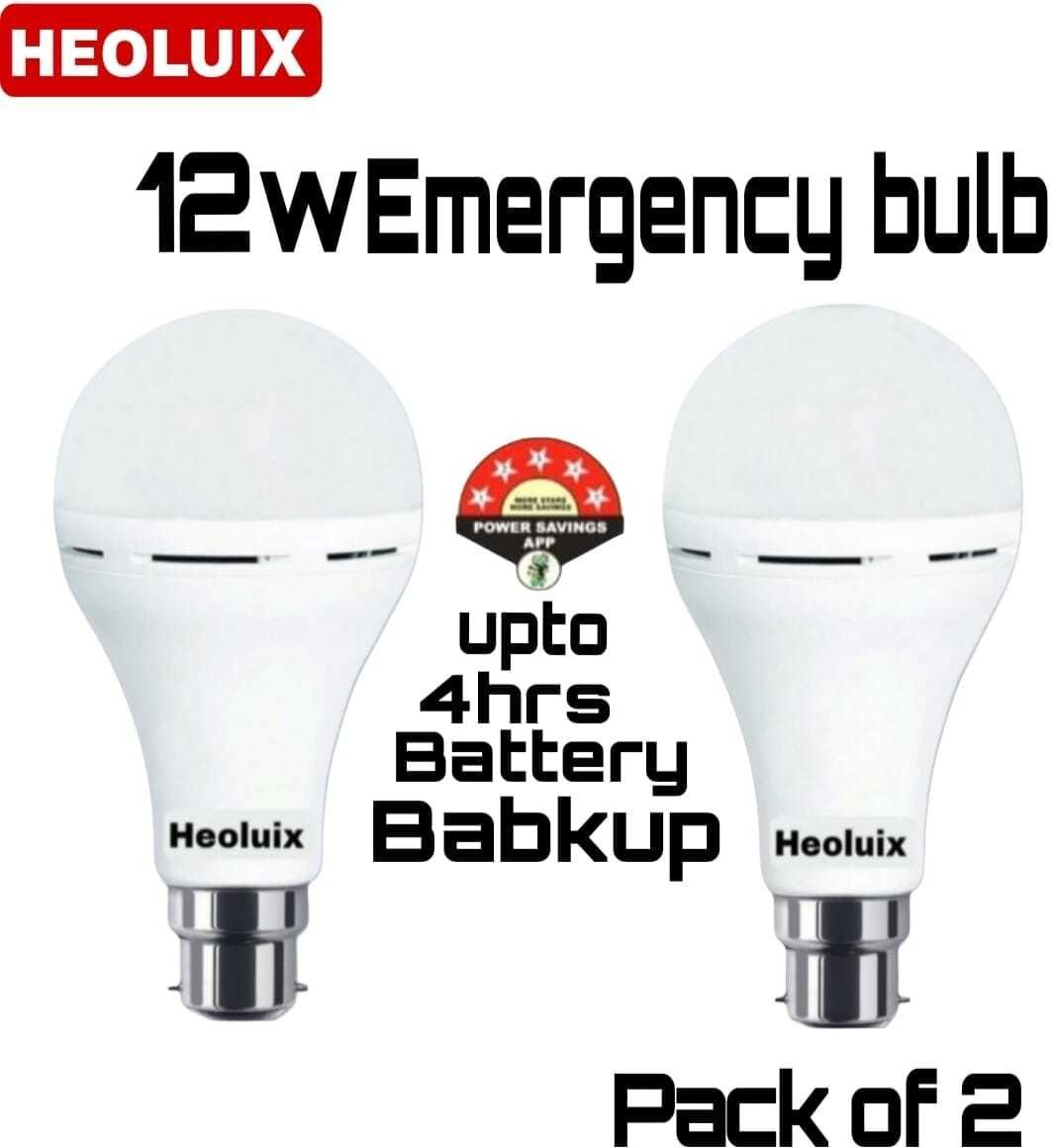 12 W Charging Emergency Bulb 4 hrs Bulb Emergency Light
