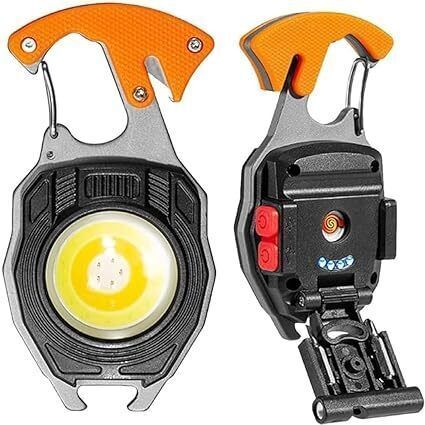 bistrodel Rechargeable Light with Lighter 6Modes,USB-C with Folding Stand 3 hrs Torch Emergency Light-picture-12