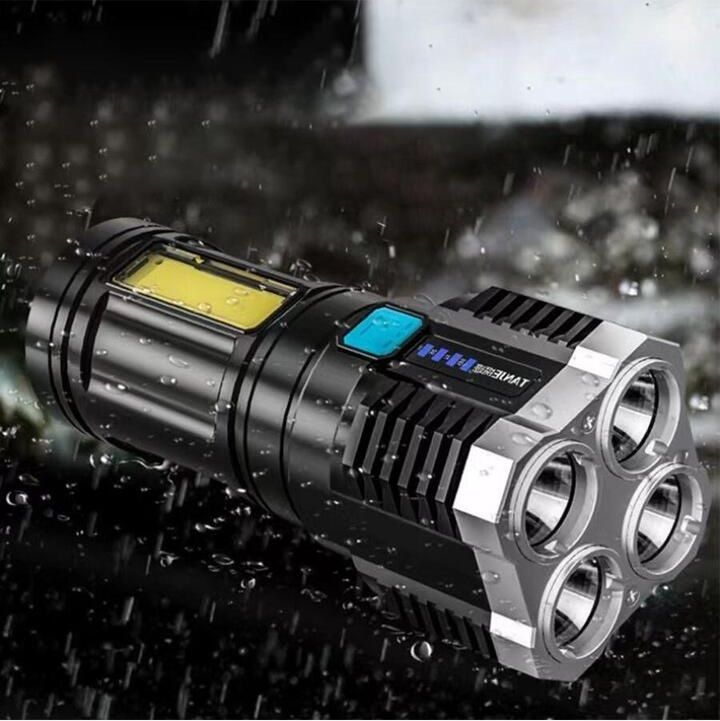 Rechargeable Flashlight Multi-functional Flashlight 3 hrs Torch Emergency Light-image-25