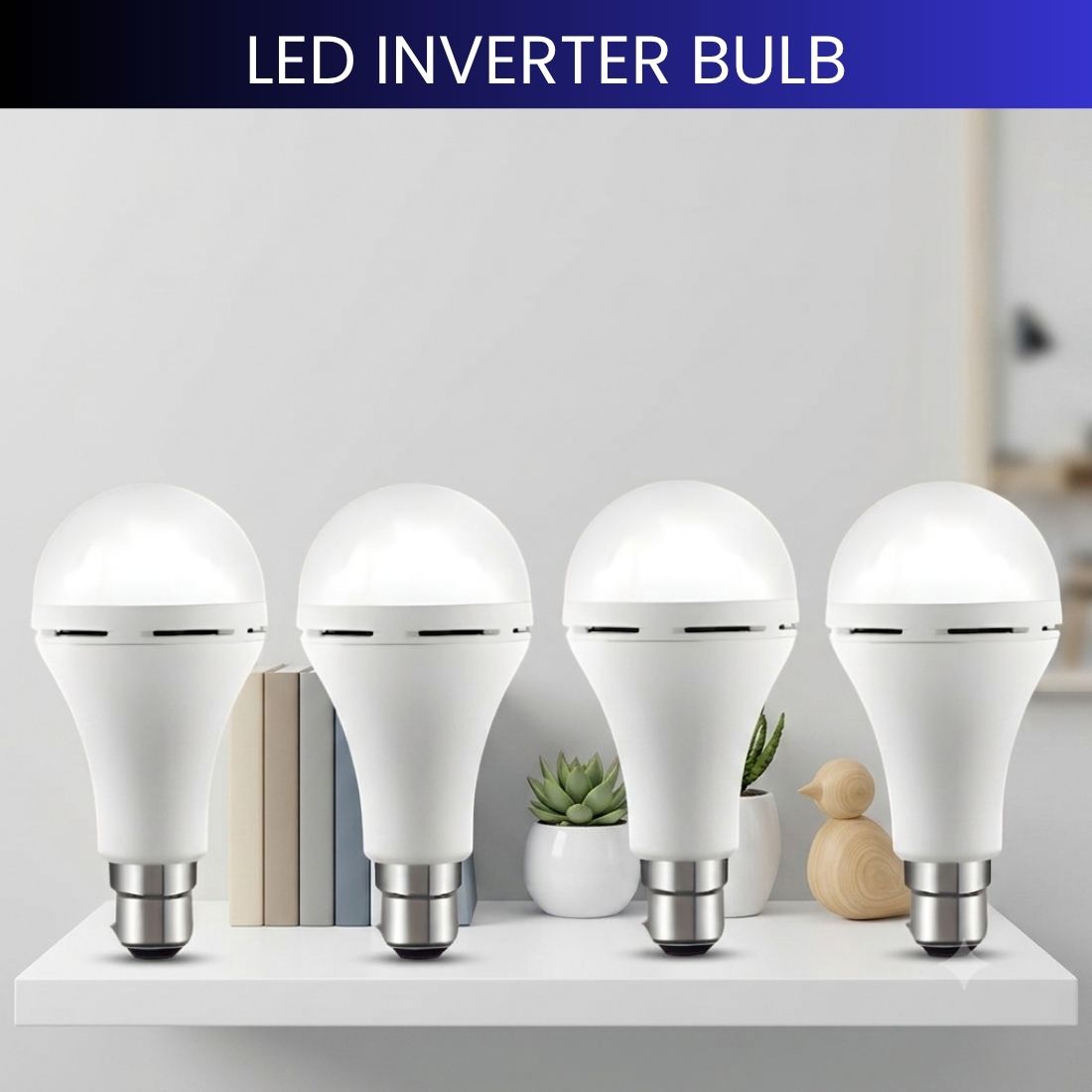 frony Rechargeable LED Emergency Bulb, Inverter Backup Light for Home Pack of-4 BY439 4 hrs Bulb Emergency Light-picture-39