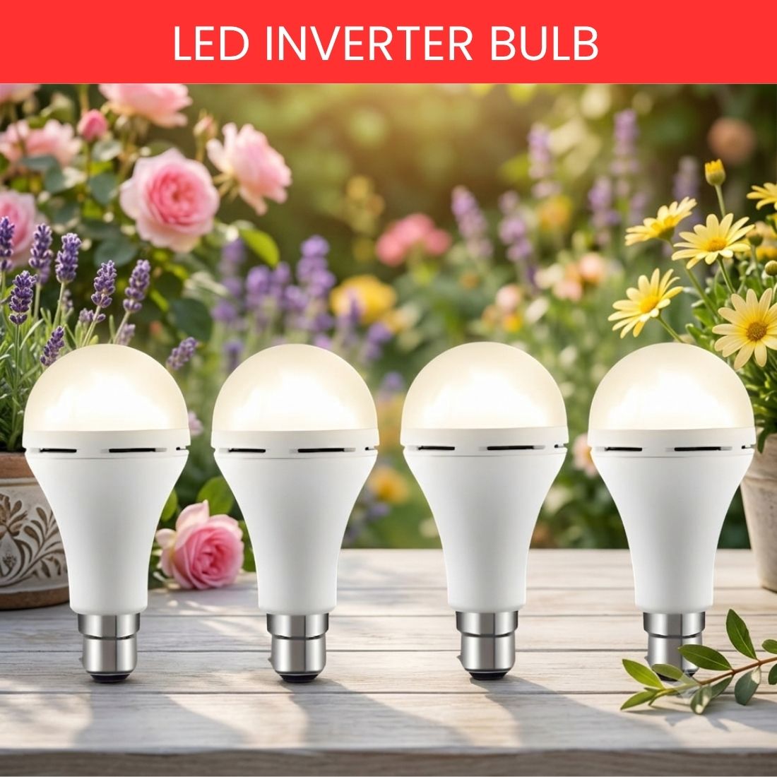 frony Rechargeable LED Emergency Bulb, Inverter Backup Light for Home Pack of-4 MY281 4 hrs Bulb Emergency Light-picture-13