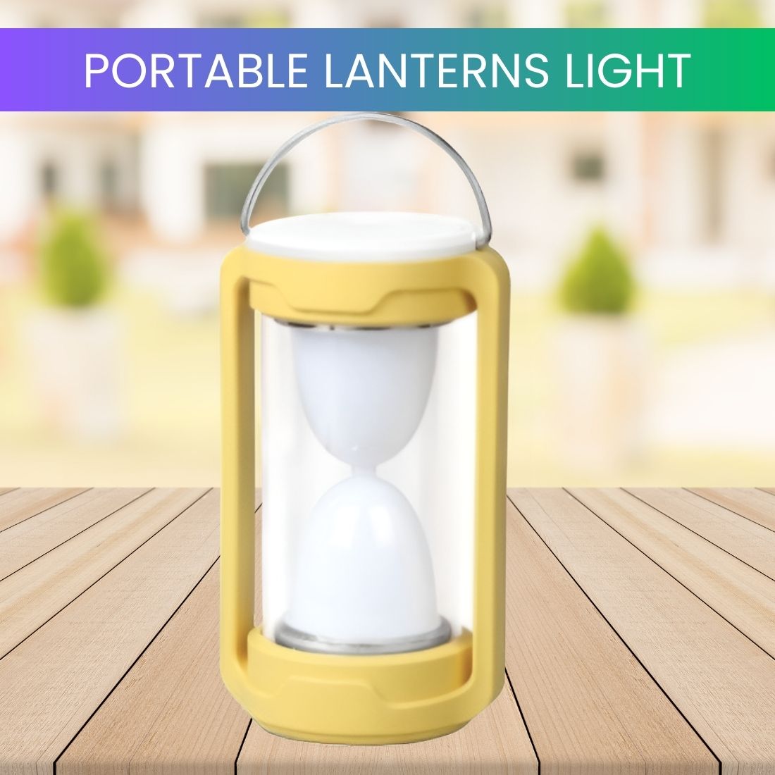 Emergency LED Lantern Light, 360° Light Spread For Camping and TravelIQ323 4.5 hrs Lantern Emergency Light-image-48