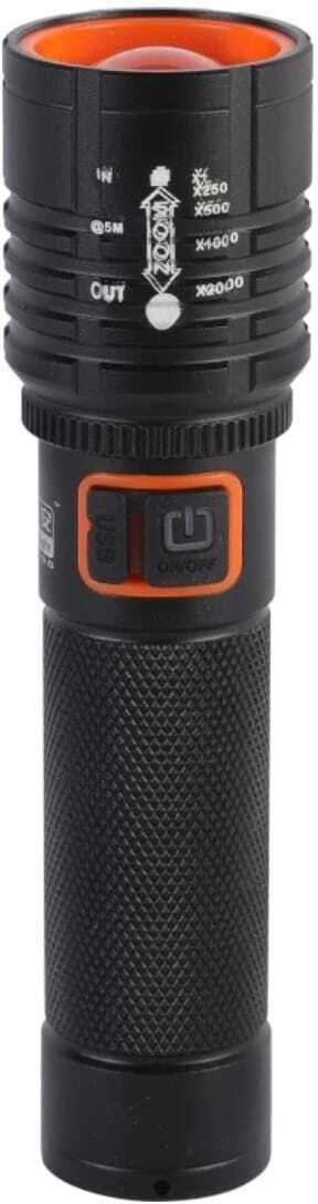 unzag Metal Torch Zoomable Led Metal Torch 5 Modes Flashlight,Cc 2 hrs Lantern Emergency Light-picture-19
