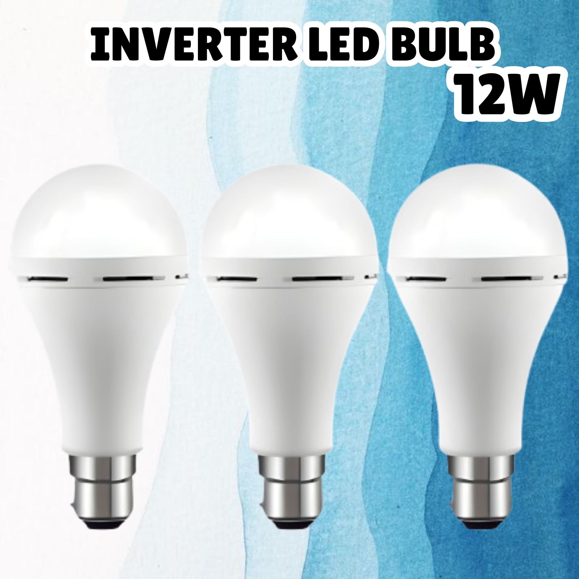 (Emergency Inverter Blub) charging 12W LED Bulb for Extended Lighting_Pack_3J176 4 hrs Bulb Emergency Light-image-12