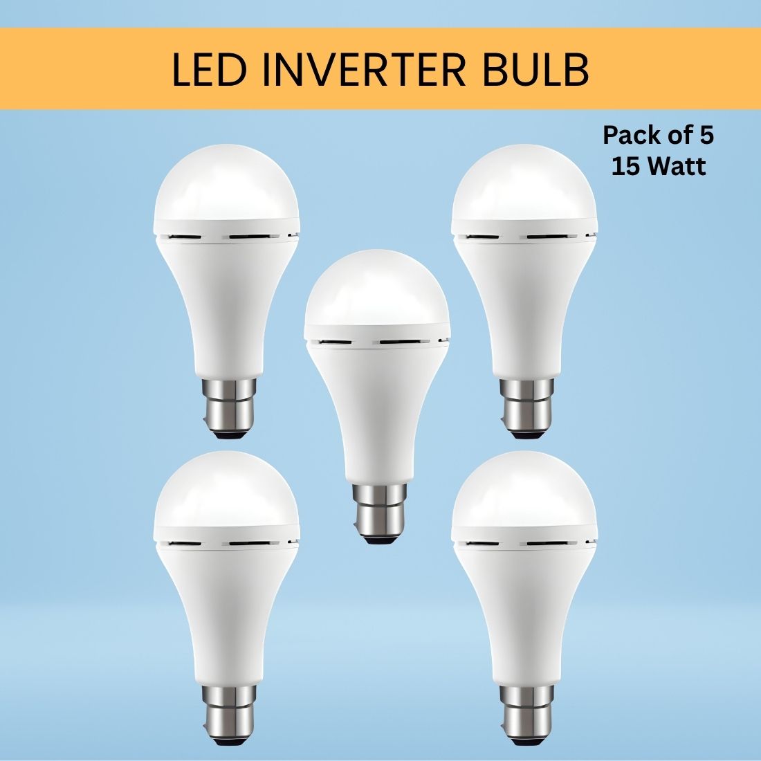 frony 15W Rechargeable Emergency Inverter LED Bulb, Upto 4 Hours Battery For HomeMS418 4 hrs Bulb Emergency Light-picture-41