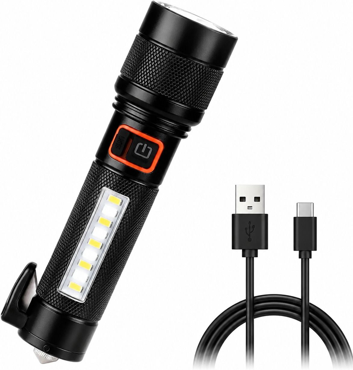 KZ-371S Multi-Purpose LED Torch for Camping & Outdoor Use Hammer 6 hrs Torch Emergency Light-image-7