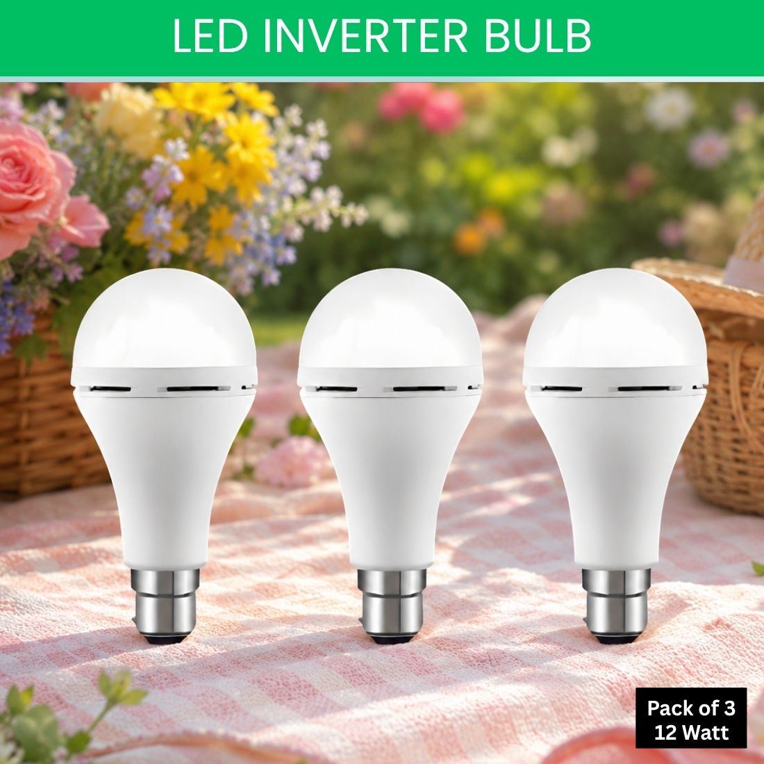sacro Rechargeable Emergency LED Bulb, Power Cut Backup Light For Home Pack of-3 PP191 4 hrs Bulb Emergency Light-picture-19