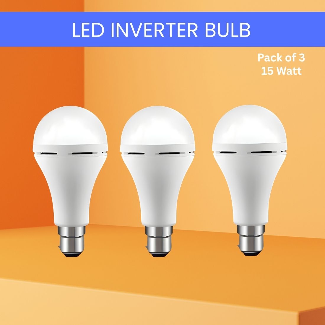 sacro 15W Rechargeable Emergency Inverter LED Bulb, Upto 4 Hours Battery For HomeAV464 4 hrs Bulb Emergency Light-picture-34
