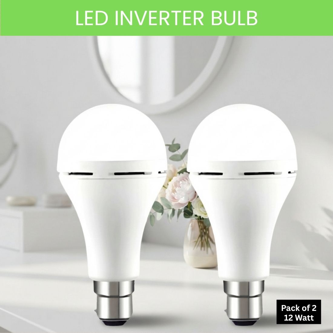 Rechargeable Emergency LED Bulb, Power Cut Backup Light For Home Pack of-2 RA184 4 hrs Bulb Emergency Light-image-29