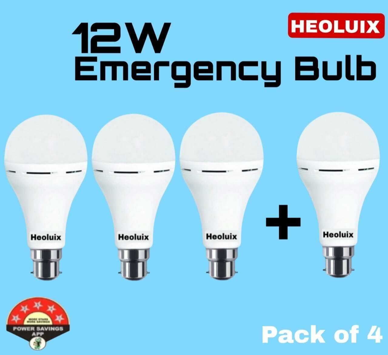 heoluix 12W Charging Emergency Bulb 4 hrs Bulb Emergency Light-picture-17