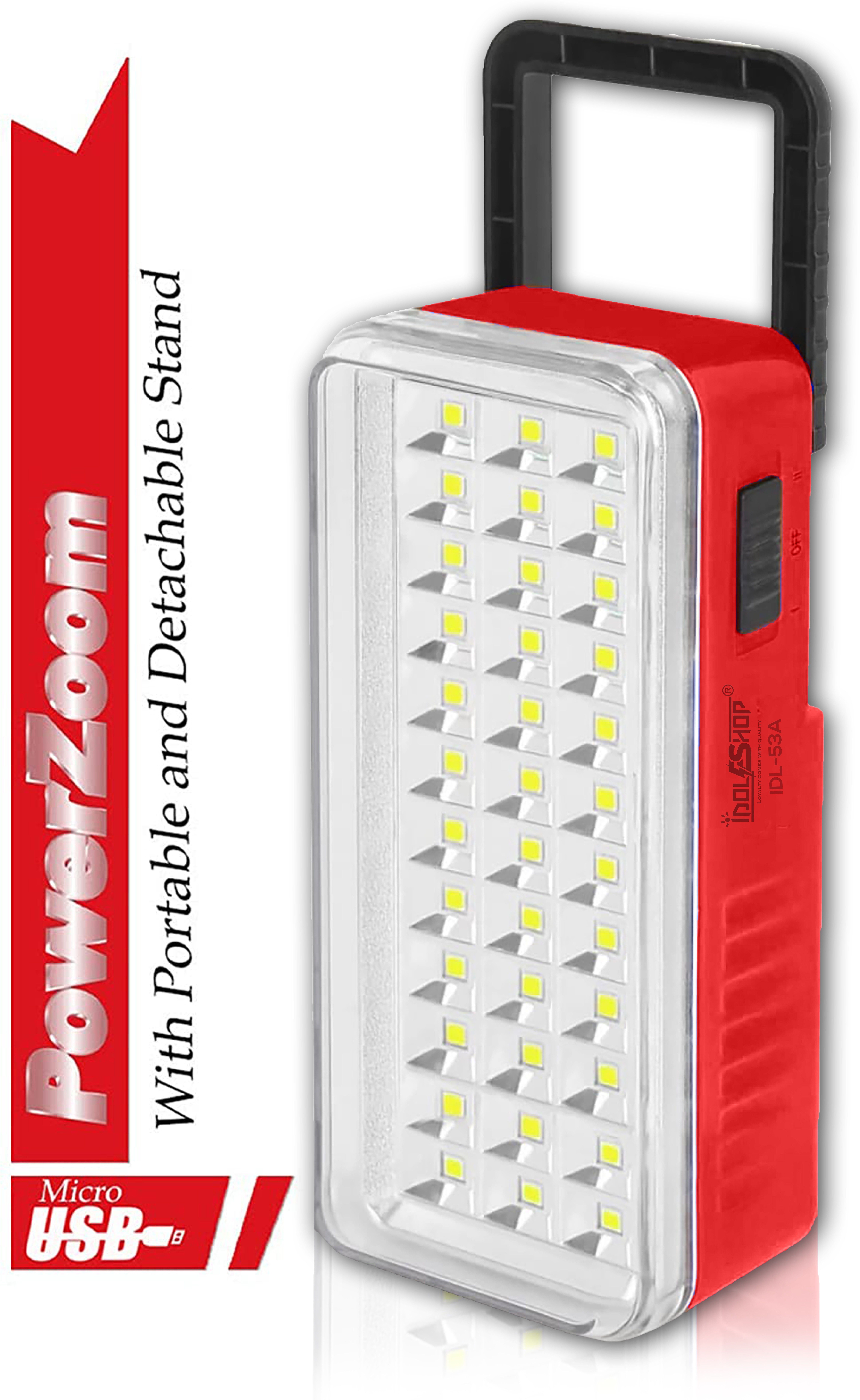 Portable 36 High-Bright Led Light With Android Charging Support 6 hrs Flood Lamp Emergency Light
