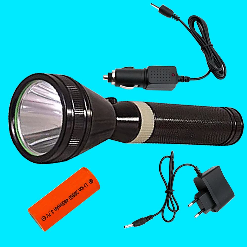 3 mode rechargeable most powerful electric long lasting torchlight 6 hrs Torch Emergency Light-image-29