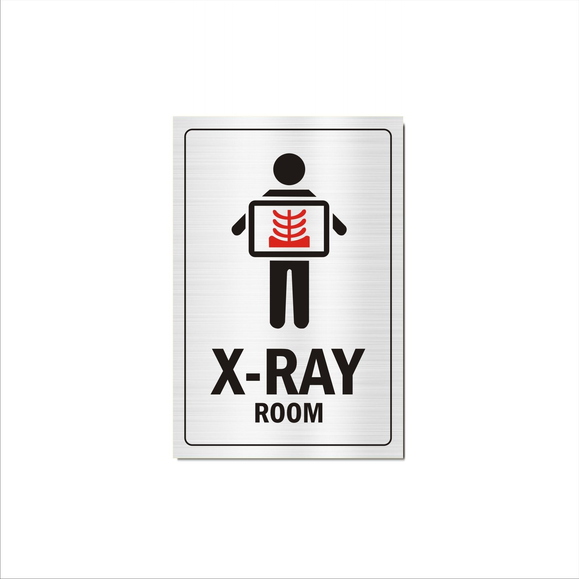 X-Ray Silver color 12x8 Pack of 1 Emergency Sign-image-9