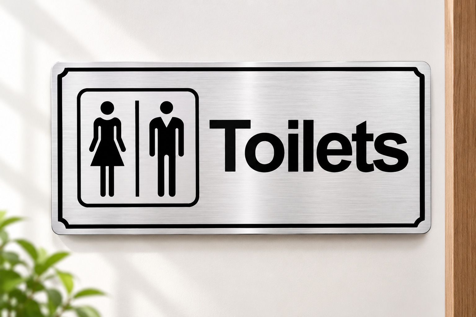 kvvtrades GENTS, LADIES Emergency Sign-picture-36