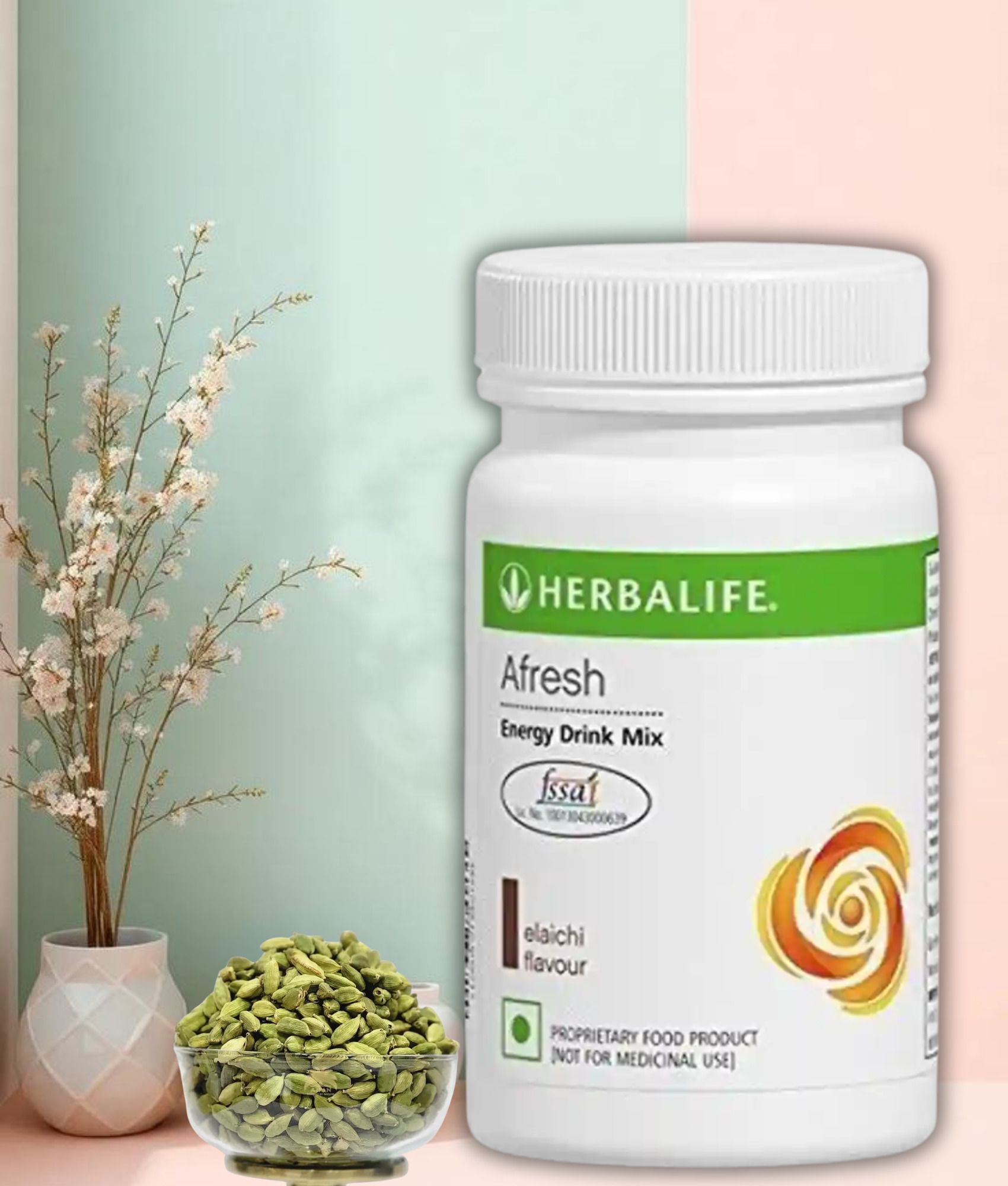 herbalife Afresh Elaichi Energy Drink – Instant Refreshment for Your Day (50g) Sports Drink-picture-39