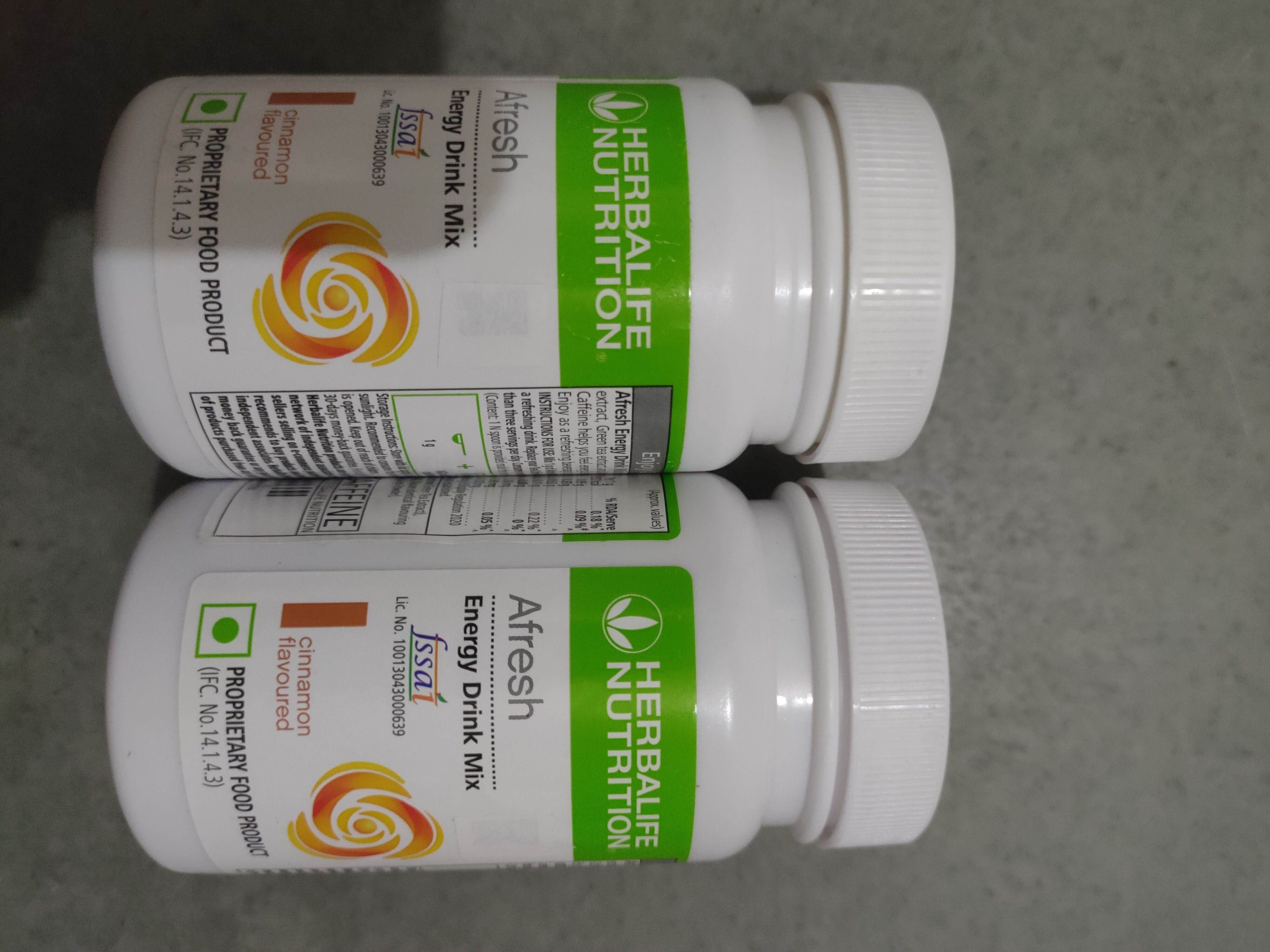 herbalife Afresh Energy Drink cinnamon Flavour (50g) - Pack of 2 Energy Drink-picture-39