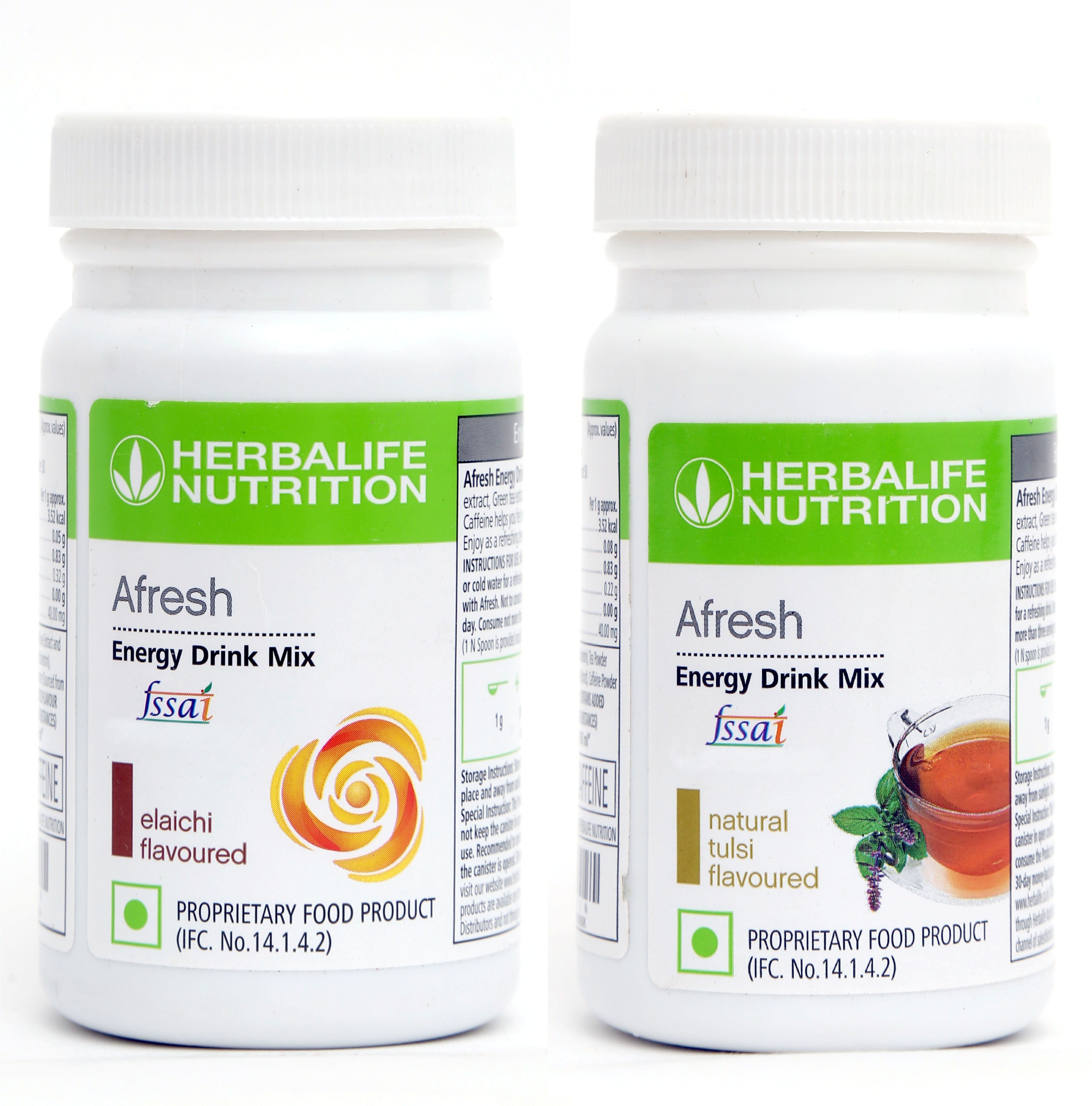 herbalife Afresh Energy Drink - Elaichi Flavor & Tulsi Flavor For Weight Loss Energy Drink-picture-29