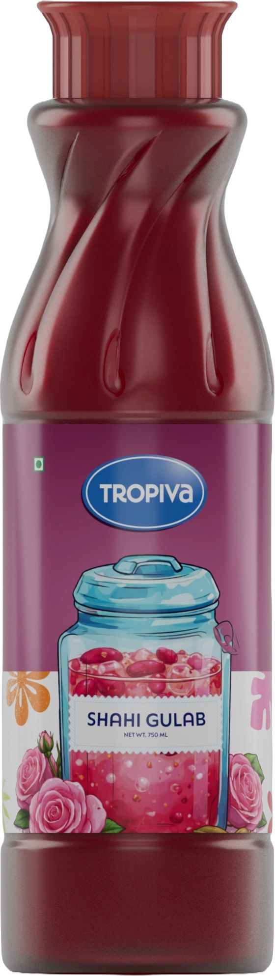 Gulab (Rose) Syrup 750 ml Concentrated Beverage Syrup Hydration Drink-image-14