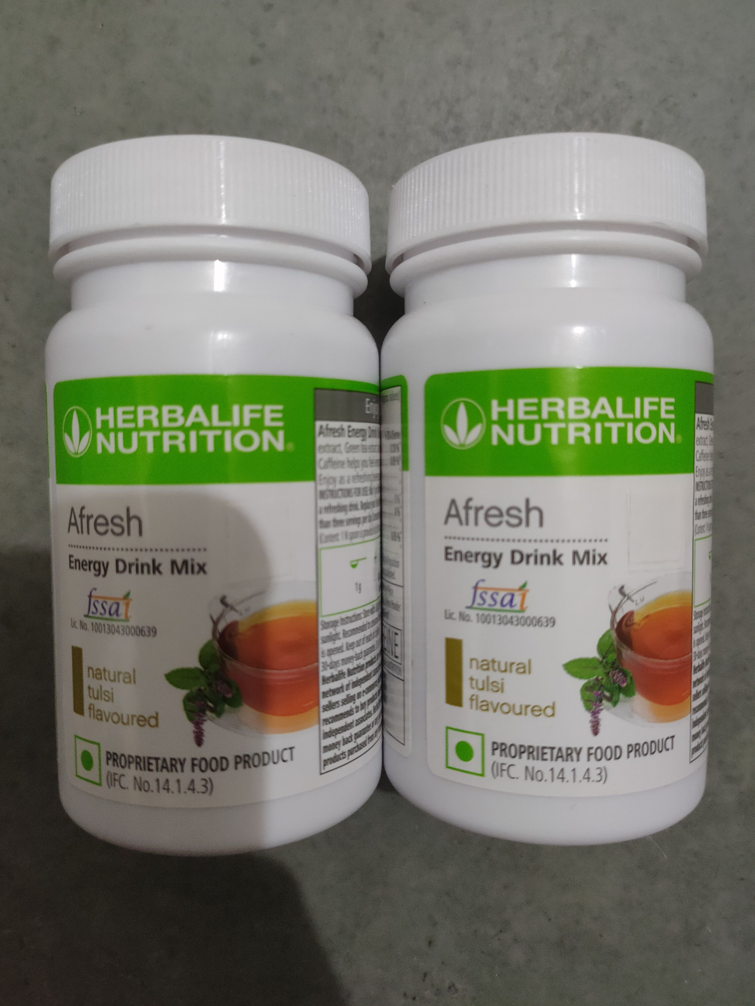 herbalife Afresh Energy Drink Tulsi Flavour (50g) - Pack of 2 Energy Drink-picture-17