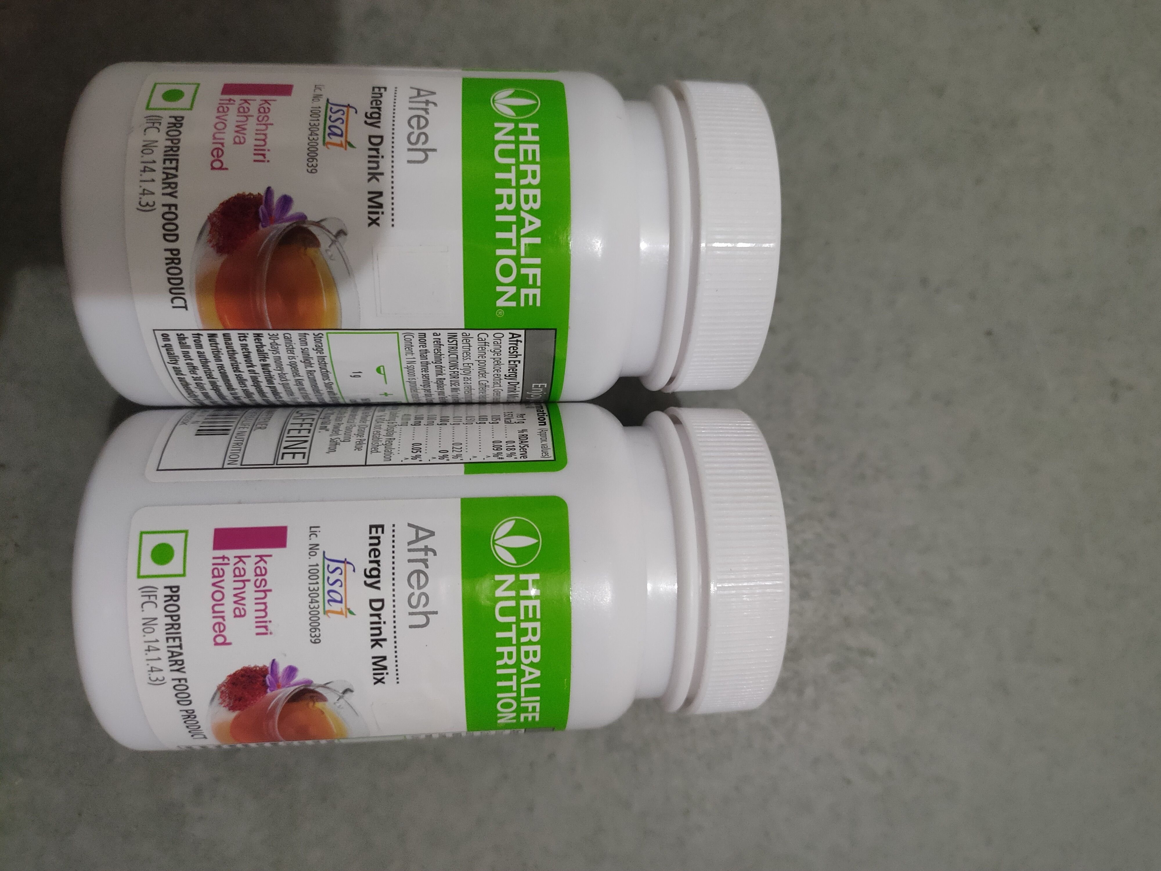 herbalife Afresh Energy Drink kashmiri kahwa Flavour (50g) - Pack of 2 Energy Drink-picture-31