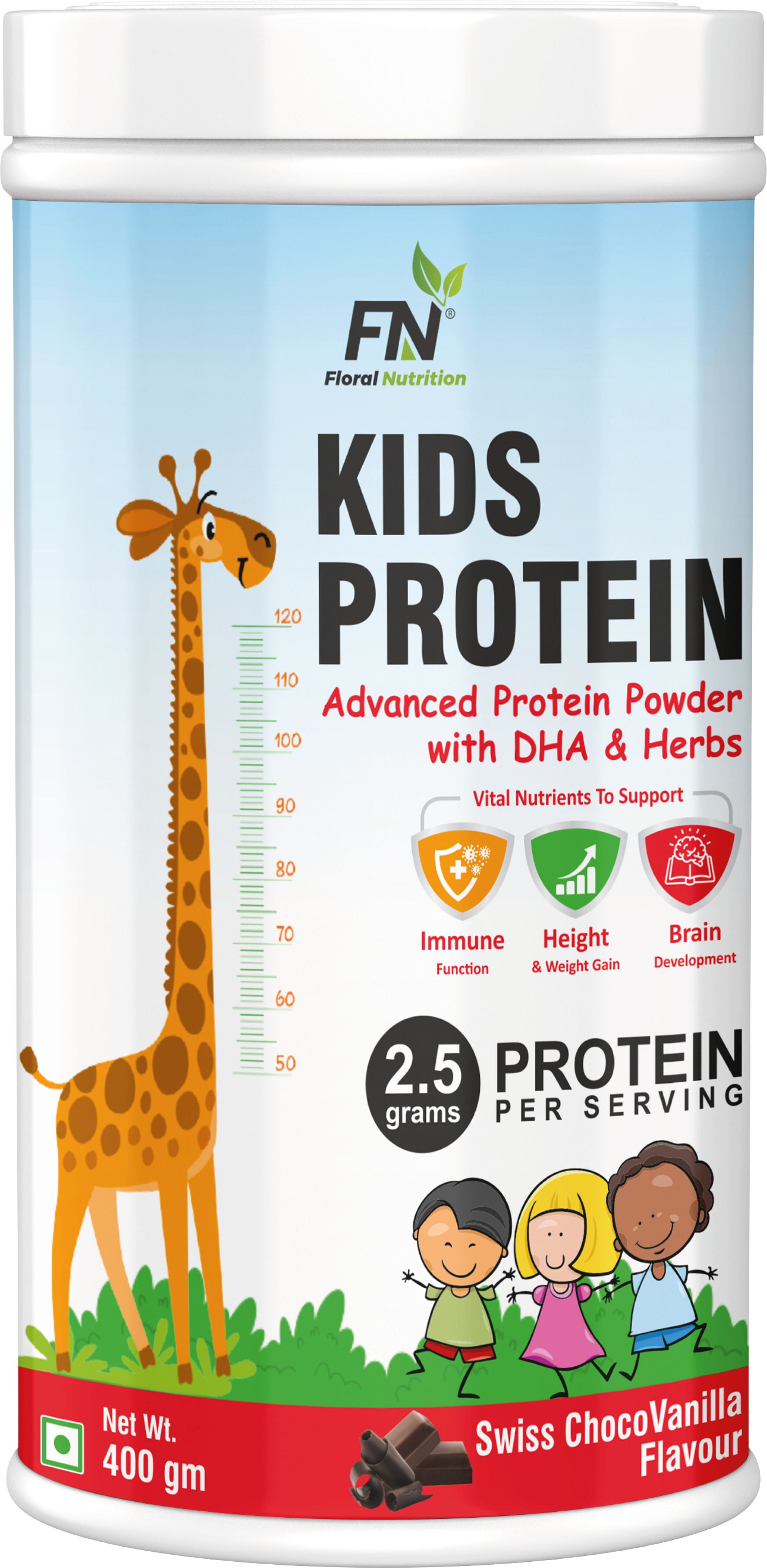 floral nutrition Kids Protein Powder with DHA,Vitamin-D for Growth,Immunity, Strong Kid & Active-picture-48