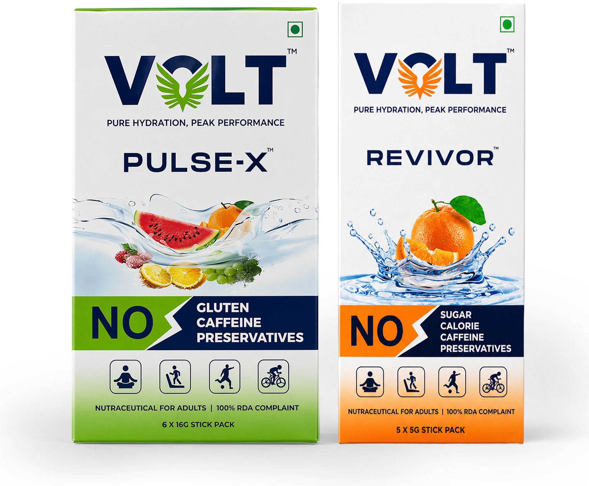 Volt Pulse-X & Revivor Adult Electrolyte Powder Drink Mix Hydration Drink-image-16