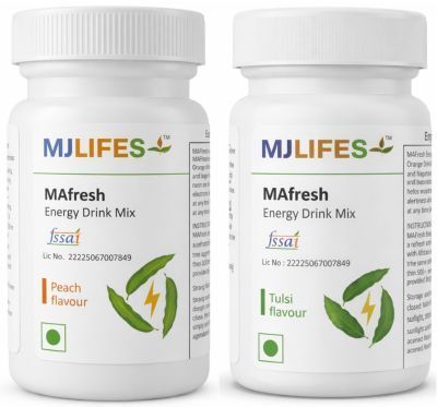 Mafresh Energy Drink ,Peach + Tulsi ,Flavour COMBO Sports Drink-image-24