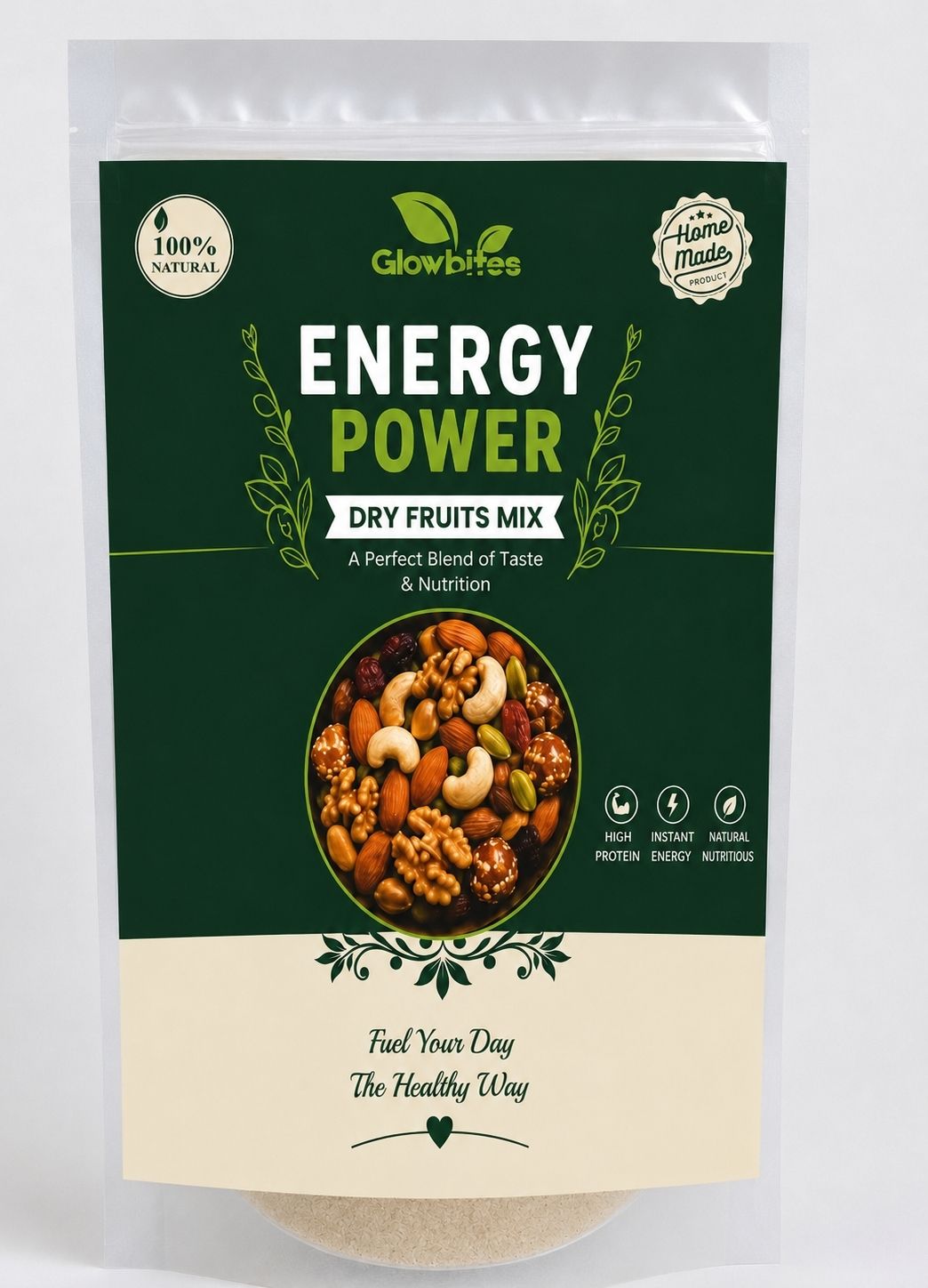 glowbites Energy powder stamina booster I 250 gm pack Energy Drink-picture-15