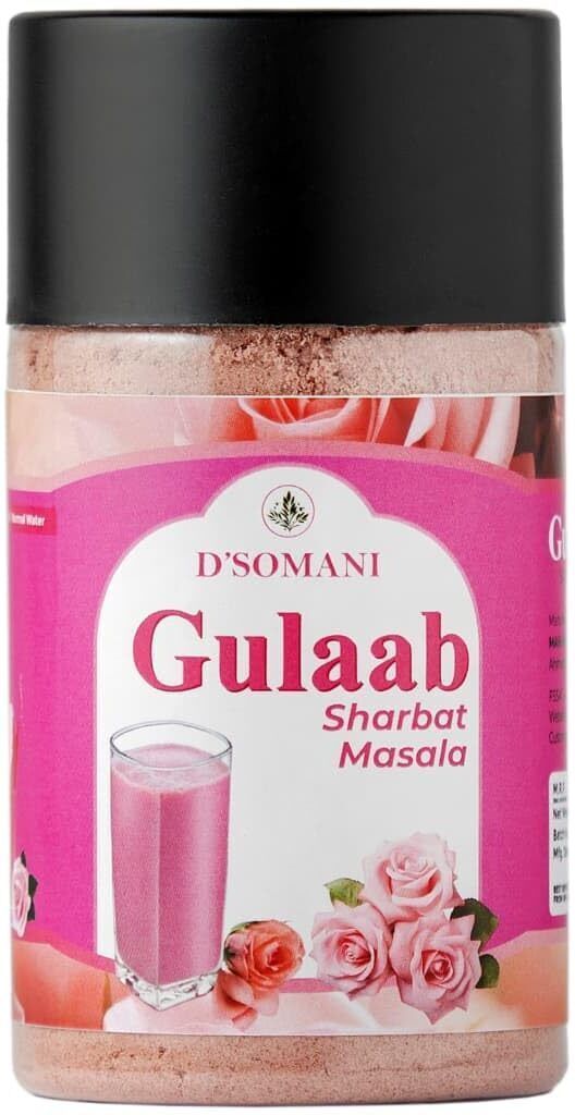Gulaab Sharbat Masala Powder 400g | Natural Rose Drink for Cooling & Refreshment Energy Drink-image-40