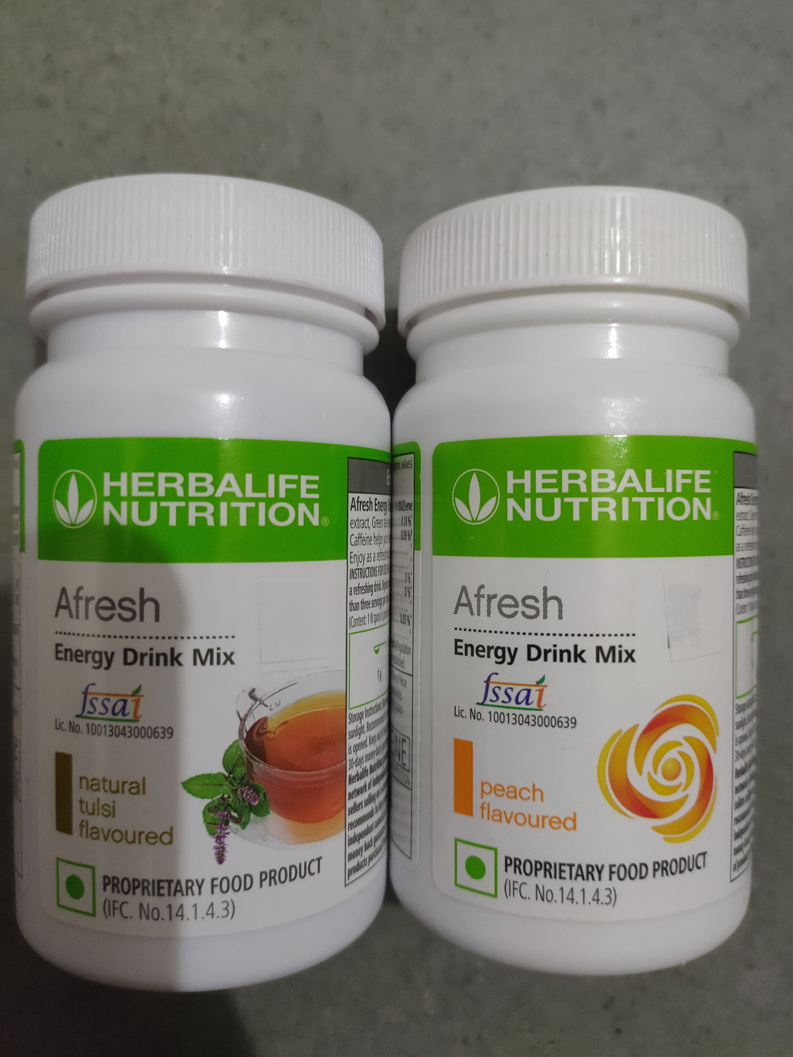 herbalife Afresh Energy Drink Tulsi and peach Flavour Energy Drink-picture-26