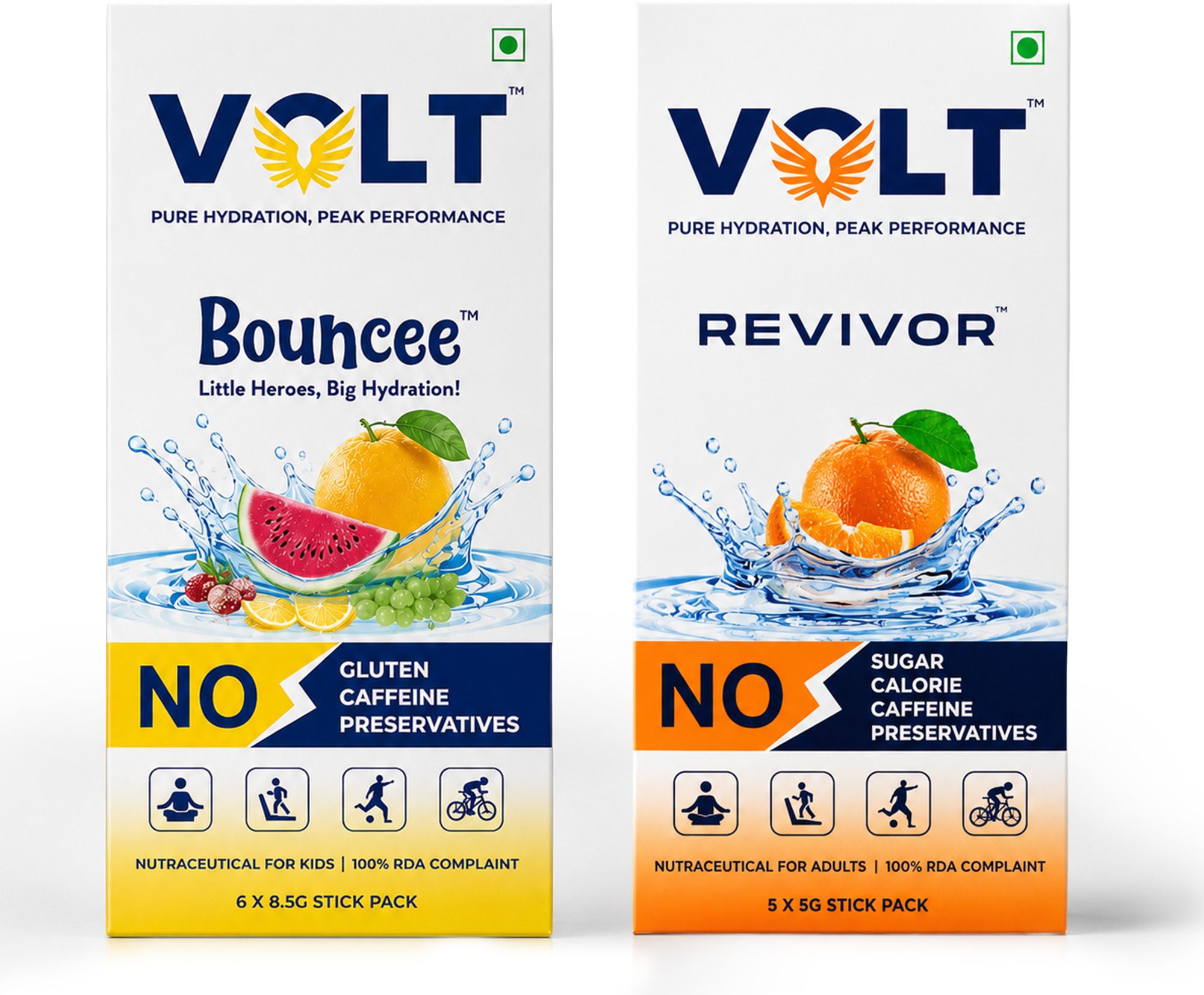 Volt Bouncee & Revivor Adult & Kids Electrolyte Powder Hydration Drink-image-31