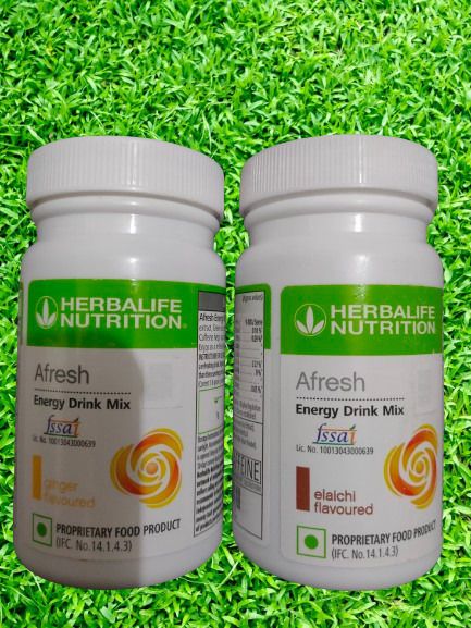 herbalife Afresh Energy Drink Mix ginger And elaichi Flavour Energy Drink-picture-25