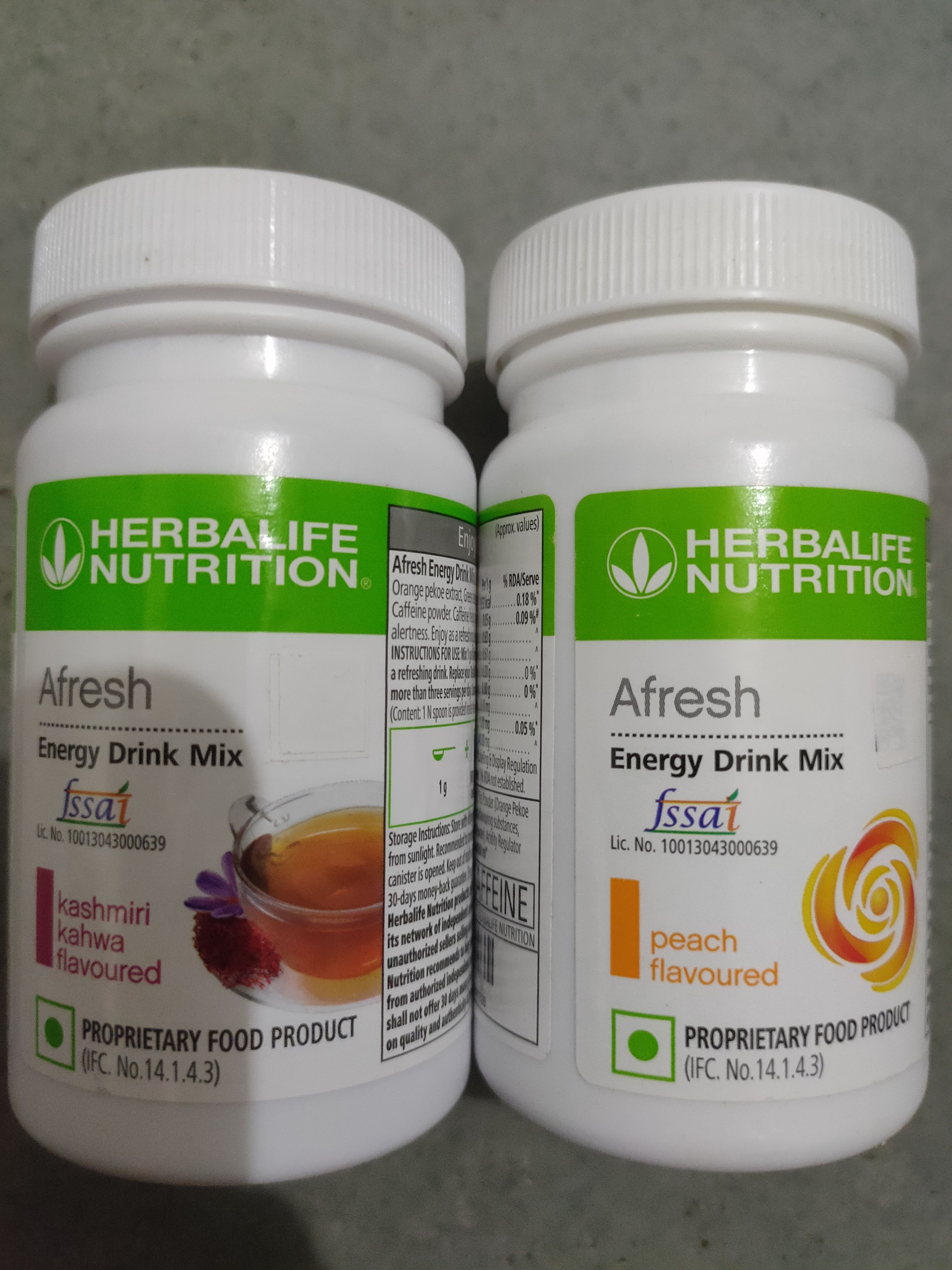 herbalife Afresh Energy Drink kashmiri kahwa and peach Flavour Energy Drink-picture-27
