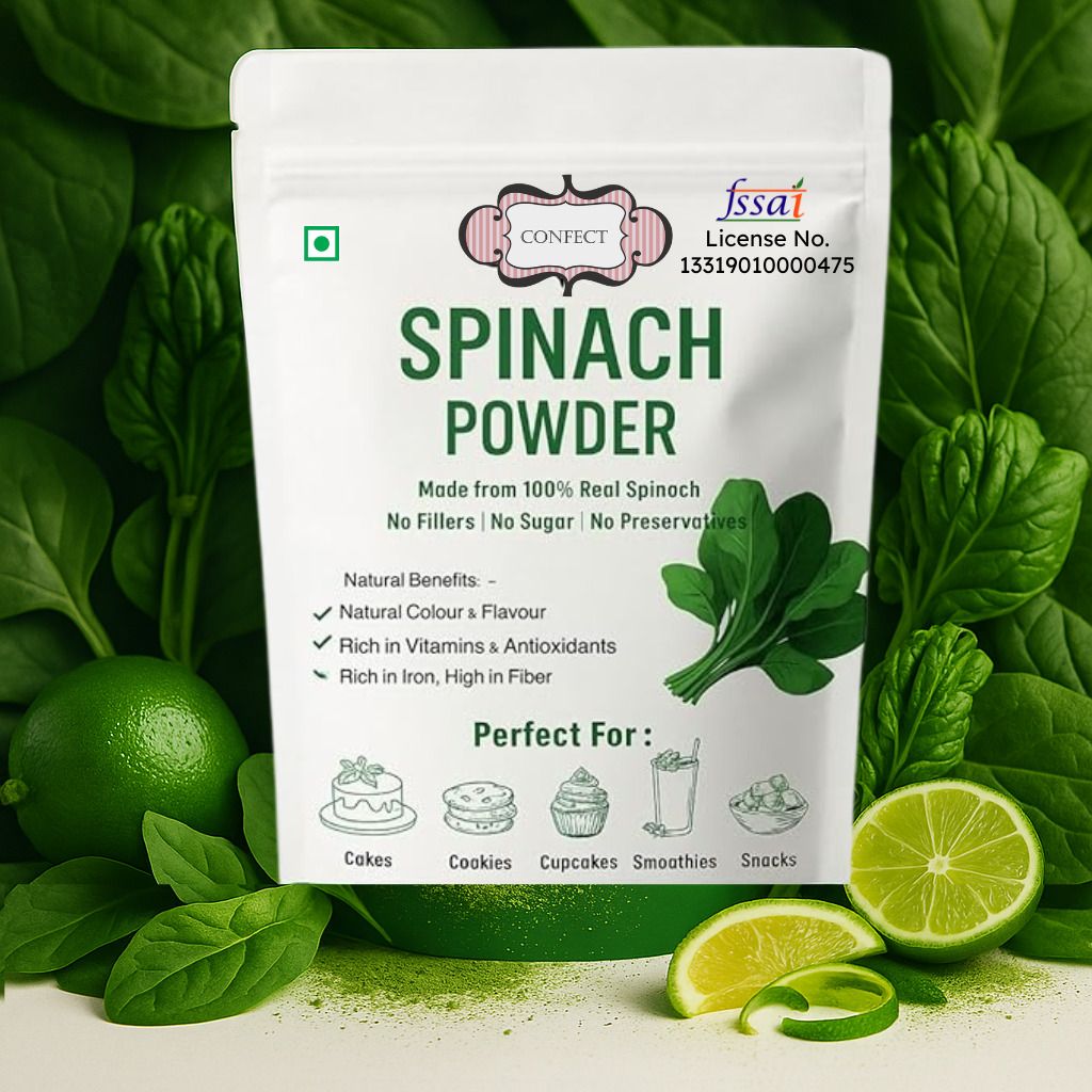 Spinach Powder | Pure Vegetable Powder for Baking & DIY Recipes | No Added Sugar Nutrition Drink-image-41