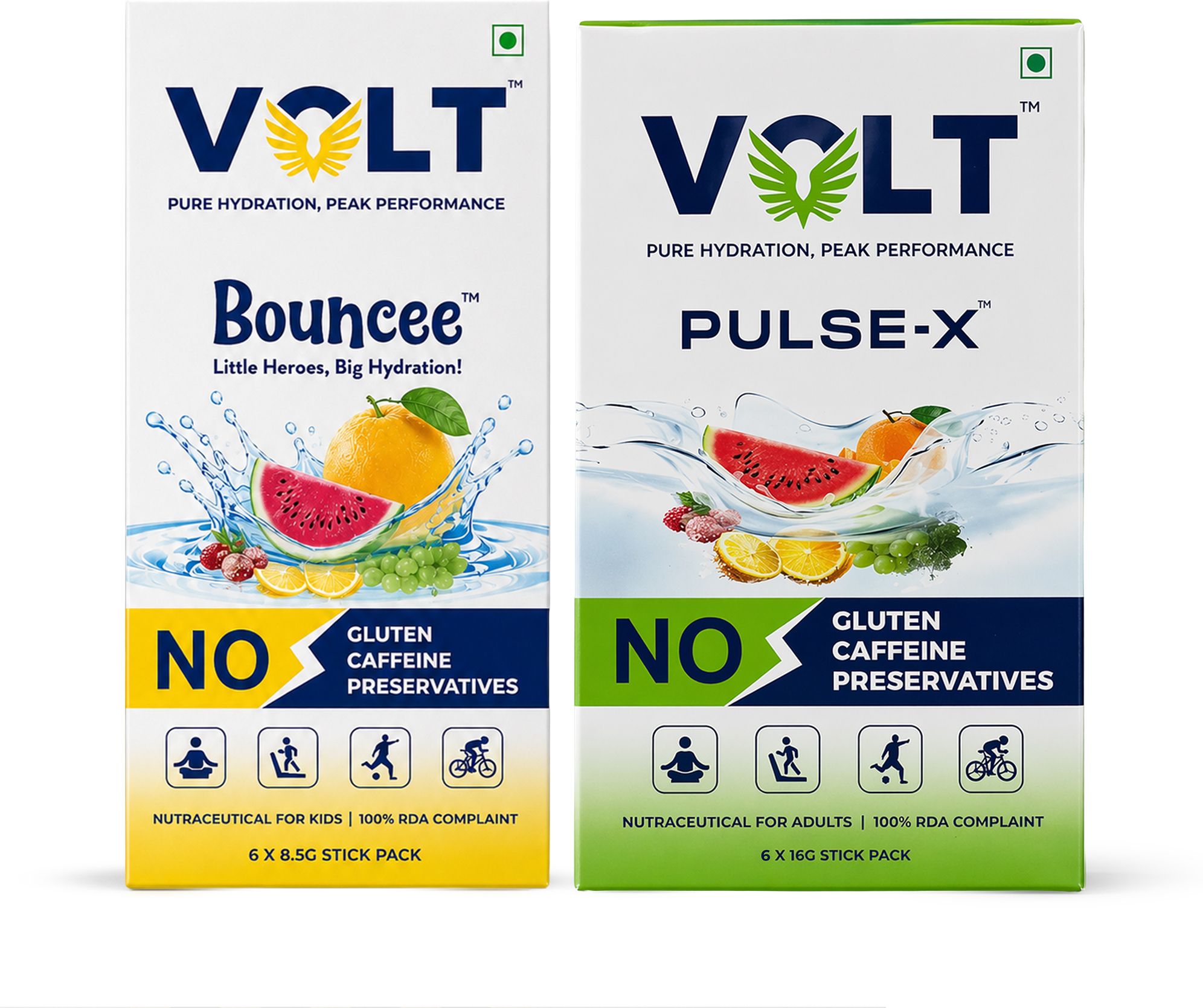 Volt Bouncee & Pulse-X Kids and Adult Electrolyte Powder Combo Hydration Drink-image-20
