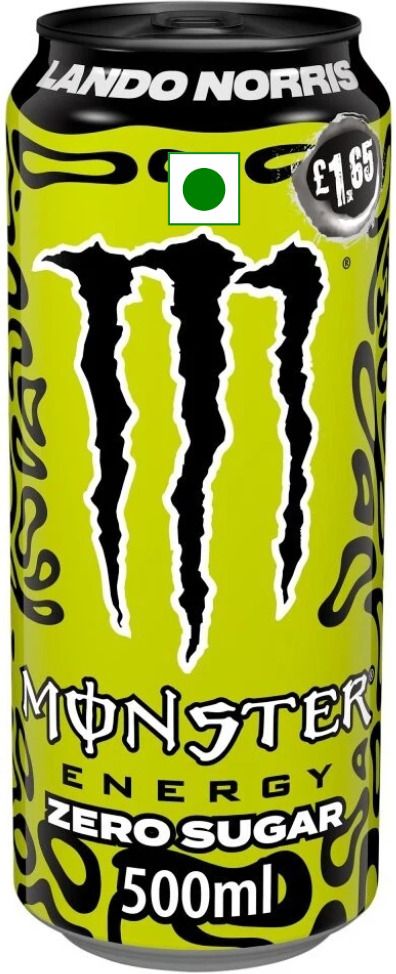 healthiva Monster Energy Lando Norris Carbonated| L-Carnitine + Zero Sugar + Taurine Energy Drink-picture-13