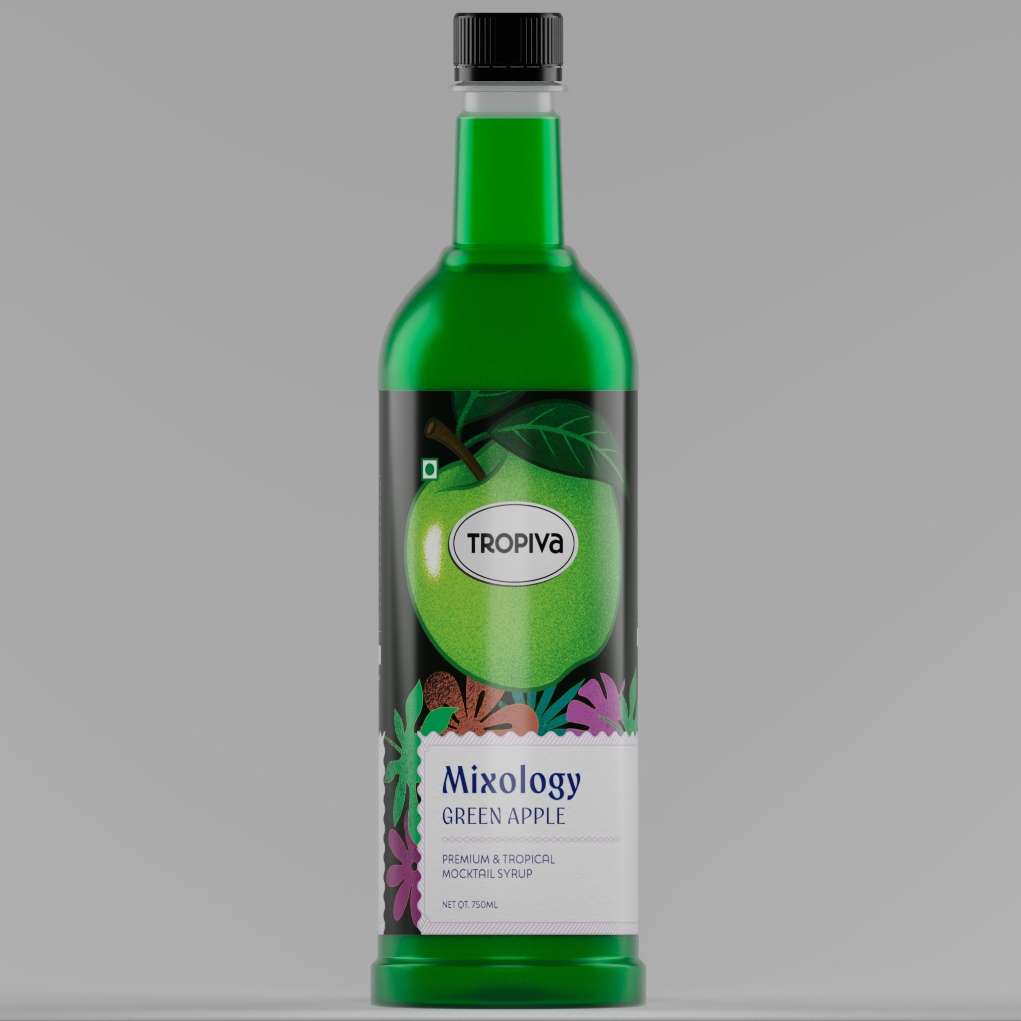 Green Apple Mocktail Syrup 750 ml Concentrated Beverage Syrup Hydration Drink-image-19