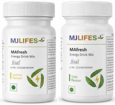 Mafresh Energy Drink ,Lemon + Tulsi ,Flavour COMBO Sports Drink-image-26