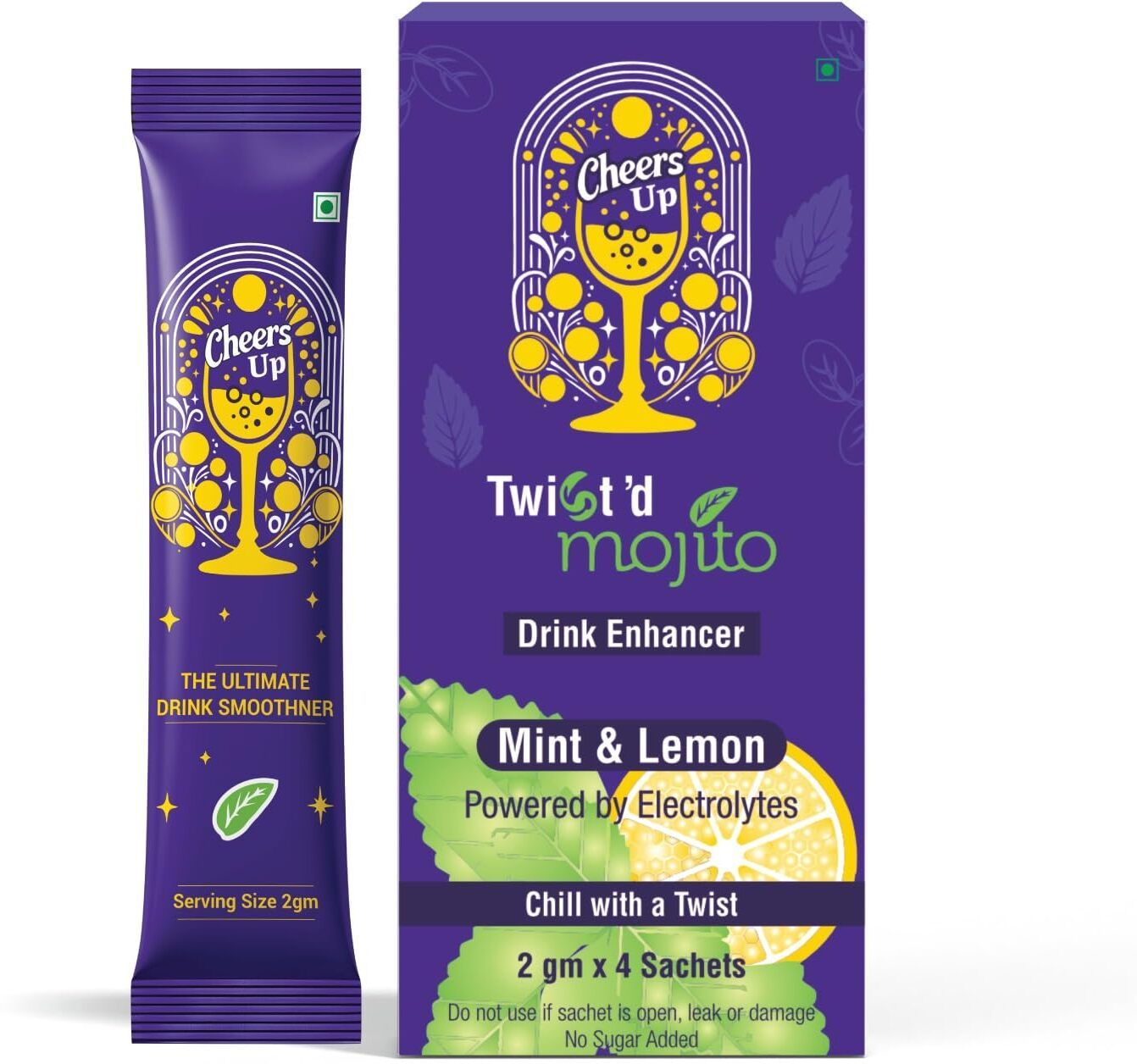 Twisted Mojito Cocktail | Mocktail Mix | Sugar Free (36Box)| Hydration Drink-image-37