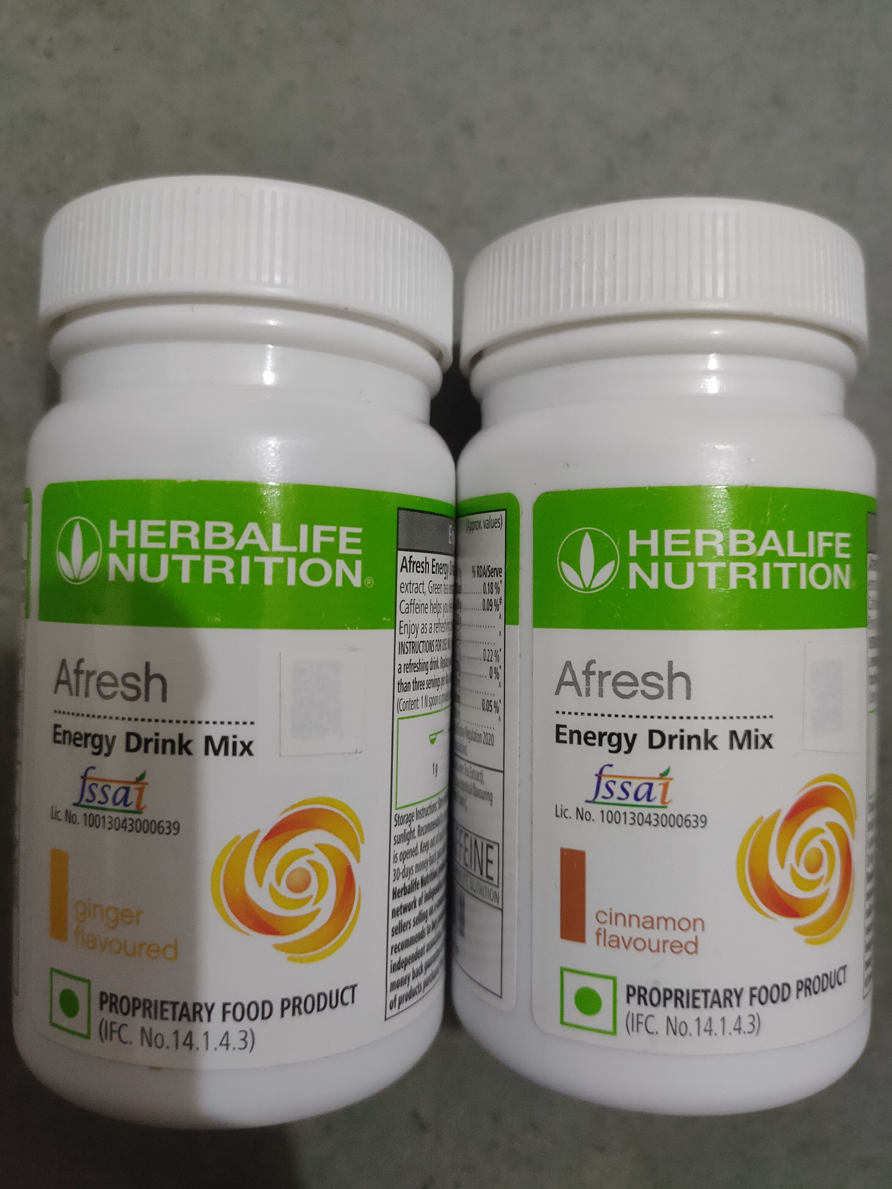herbalife Afresh Energy Drink ginger and cinnamon Flavour Energy Drink-picture-29