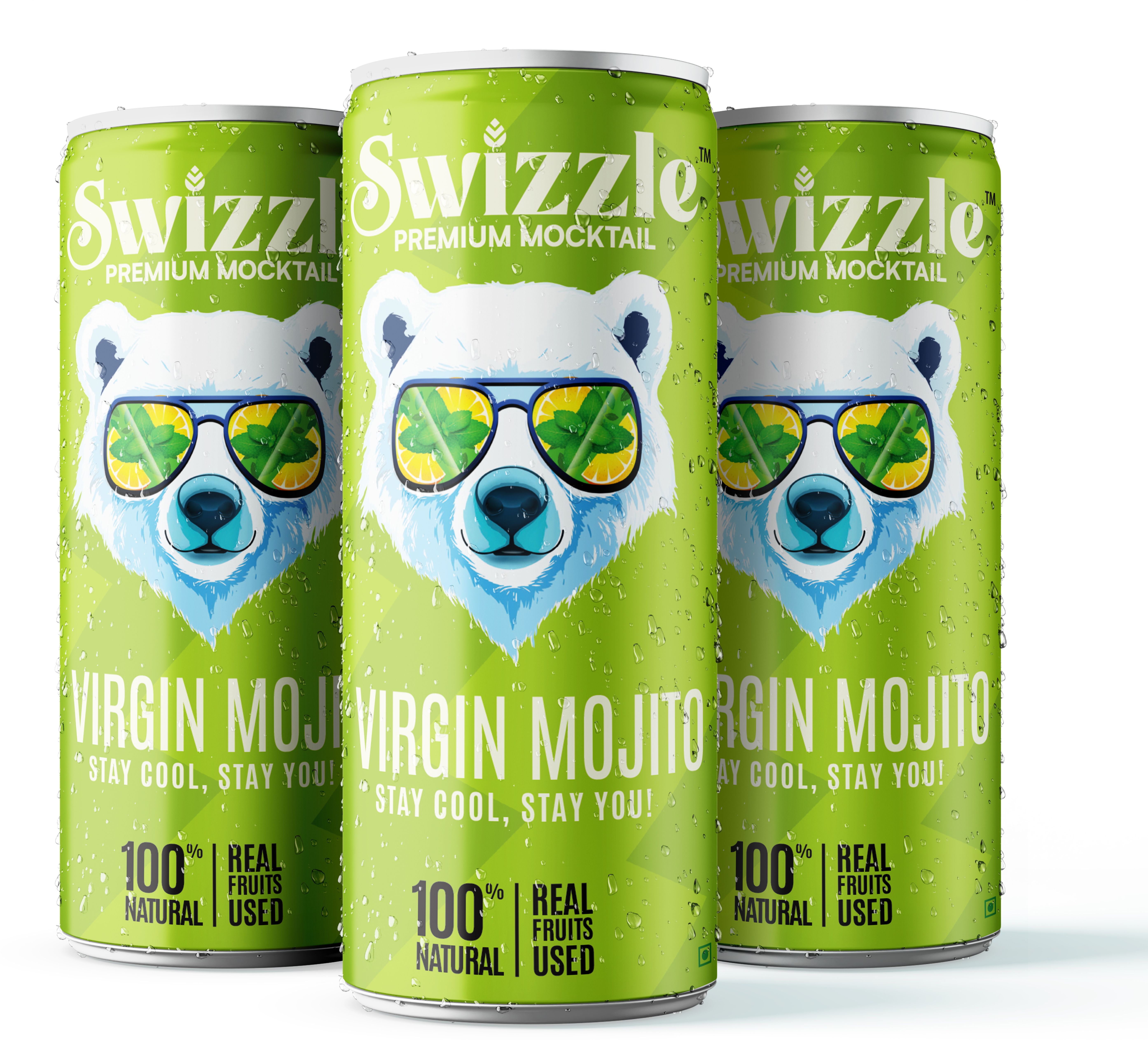 Virgin Mojito 250 ml (Pack of 3) 100% Natural Mint & Lime Refreshment Premium Hydration Drink-image-8