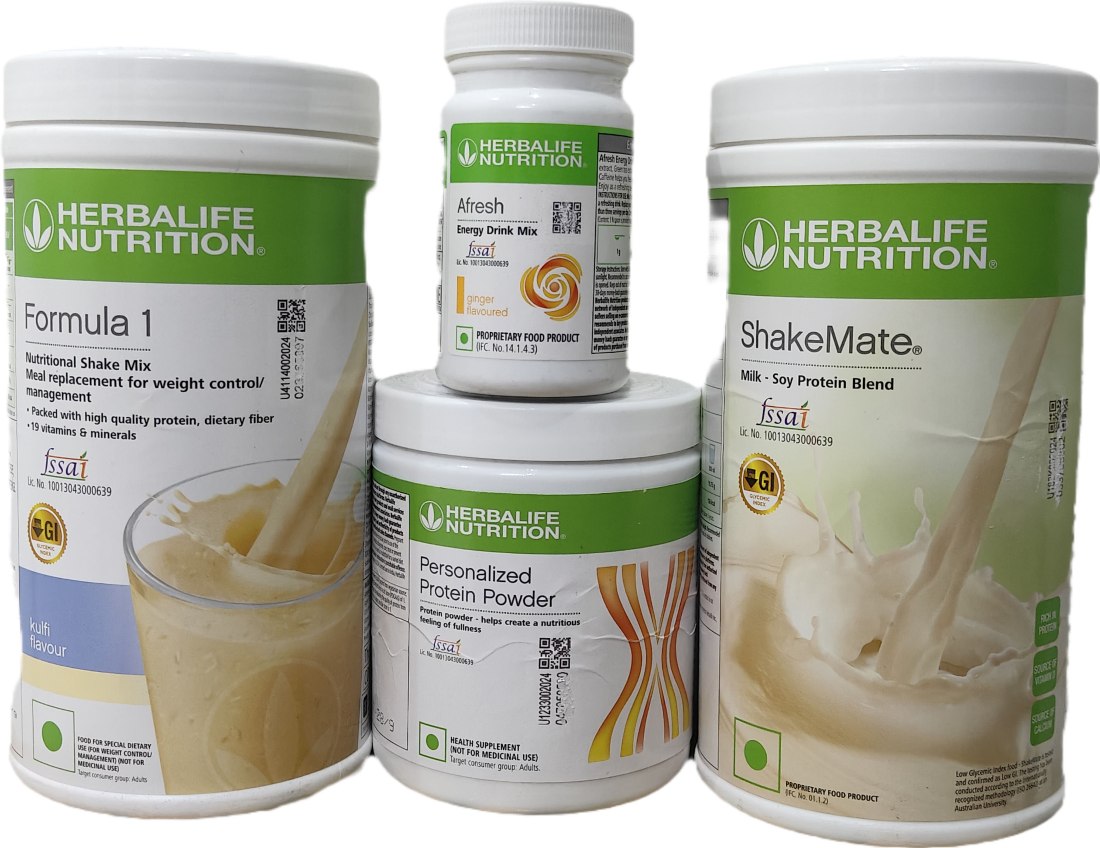 herbalife nutrition HERBALIFE F1 KULFI SHAKE SKAKEMATE PROTEIN POWDER 200GM & AFRESH GINGER Nutrition Drink-picture-14